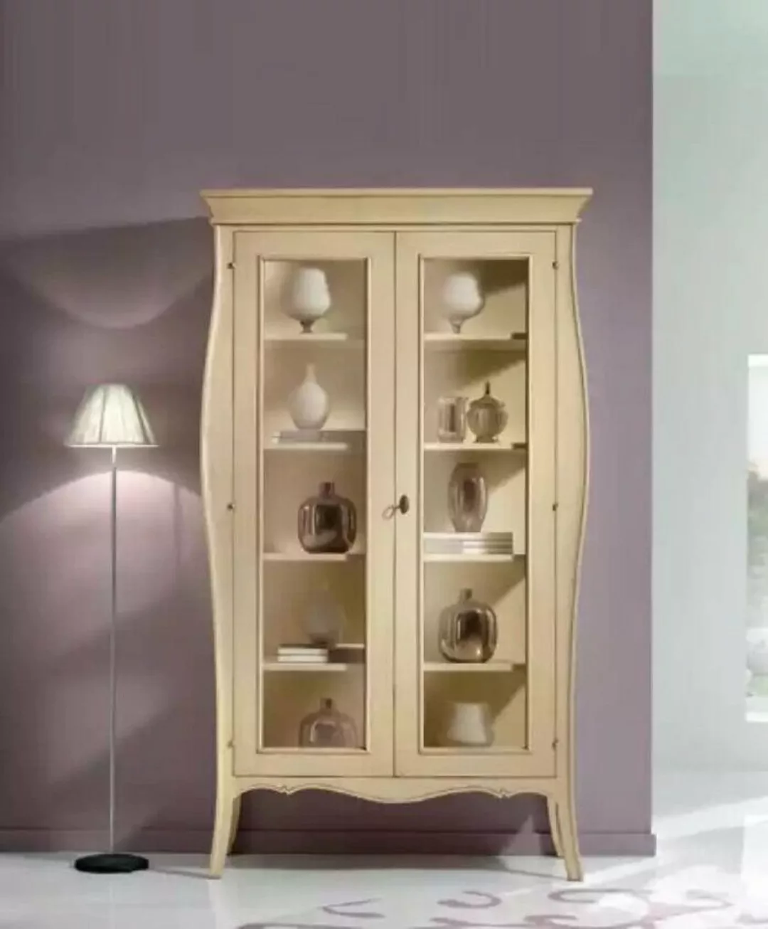 JVmoebel Vitrine Italienische Möbel Vitrine Klassisch Design Wohnzimmer Neu günstig online kaufen