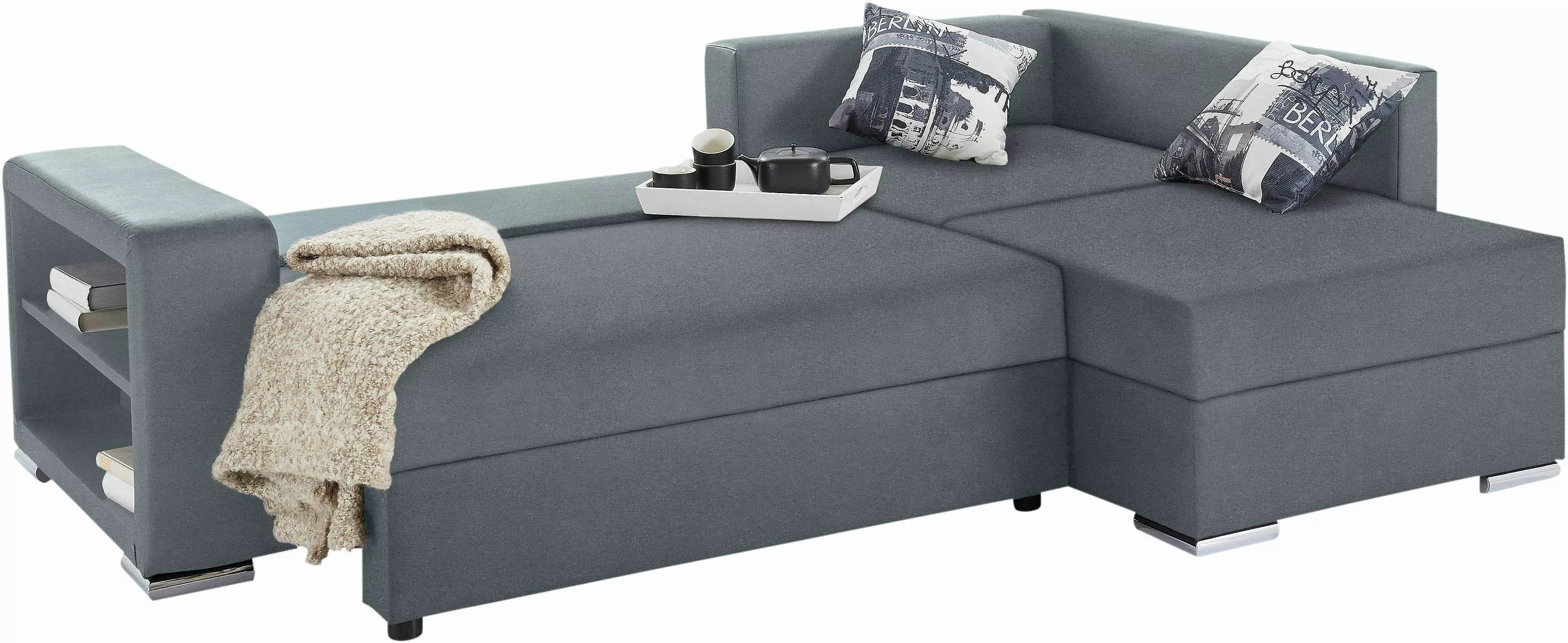 COLLECTION AB Ecksofa "John L-Form", mit Bettfunktion, Bettkasten und integ günstig online kaufen