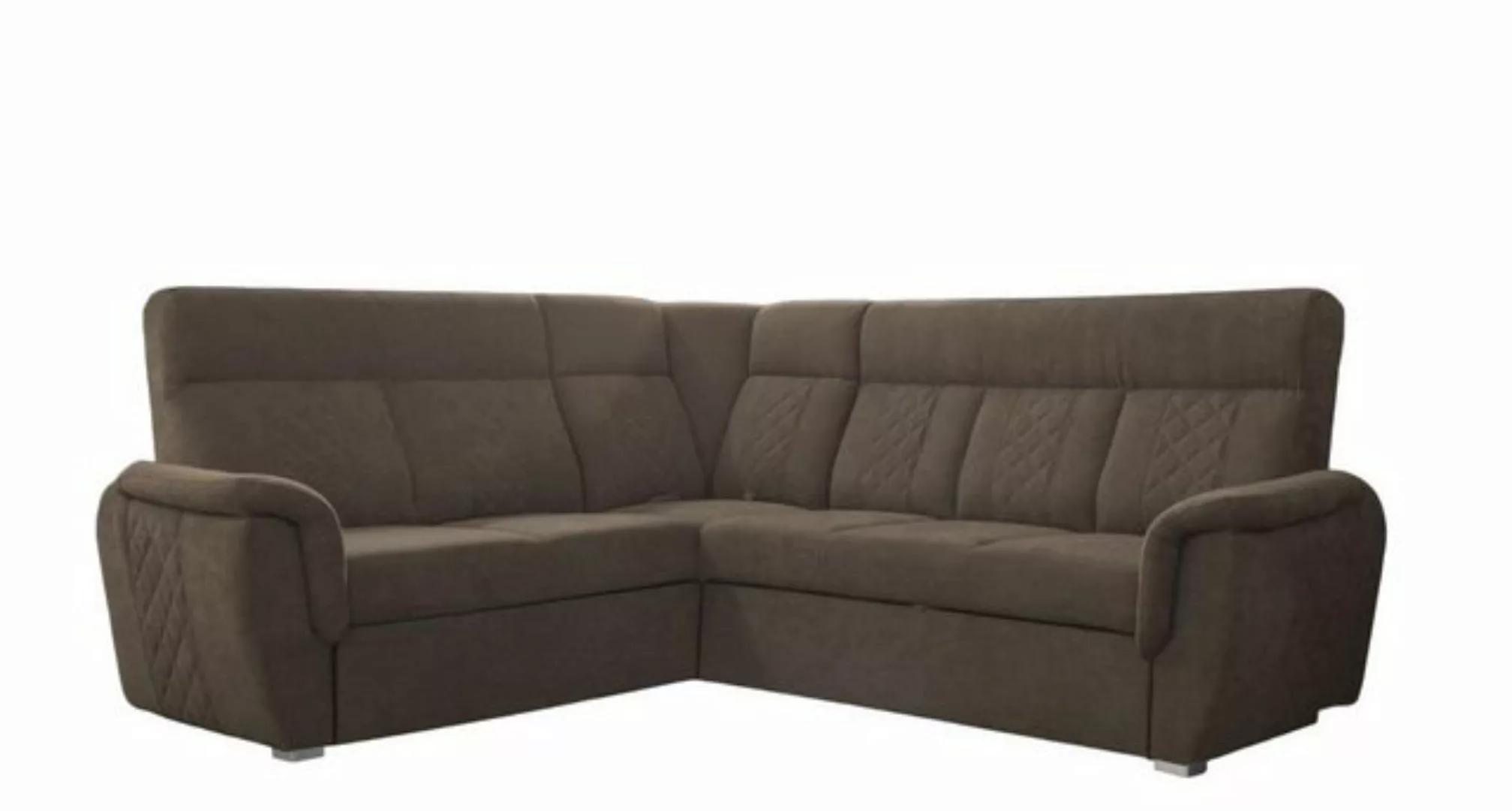 JVmoebel Ecksofa, Luxus Ecksofa L-Form Möbel Polster Rosa Akro Design Texti günstig online kaufen