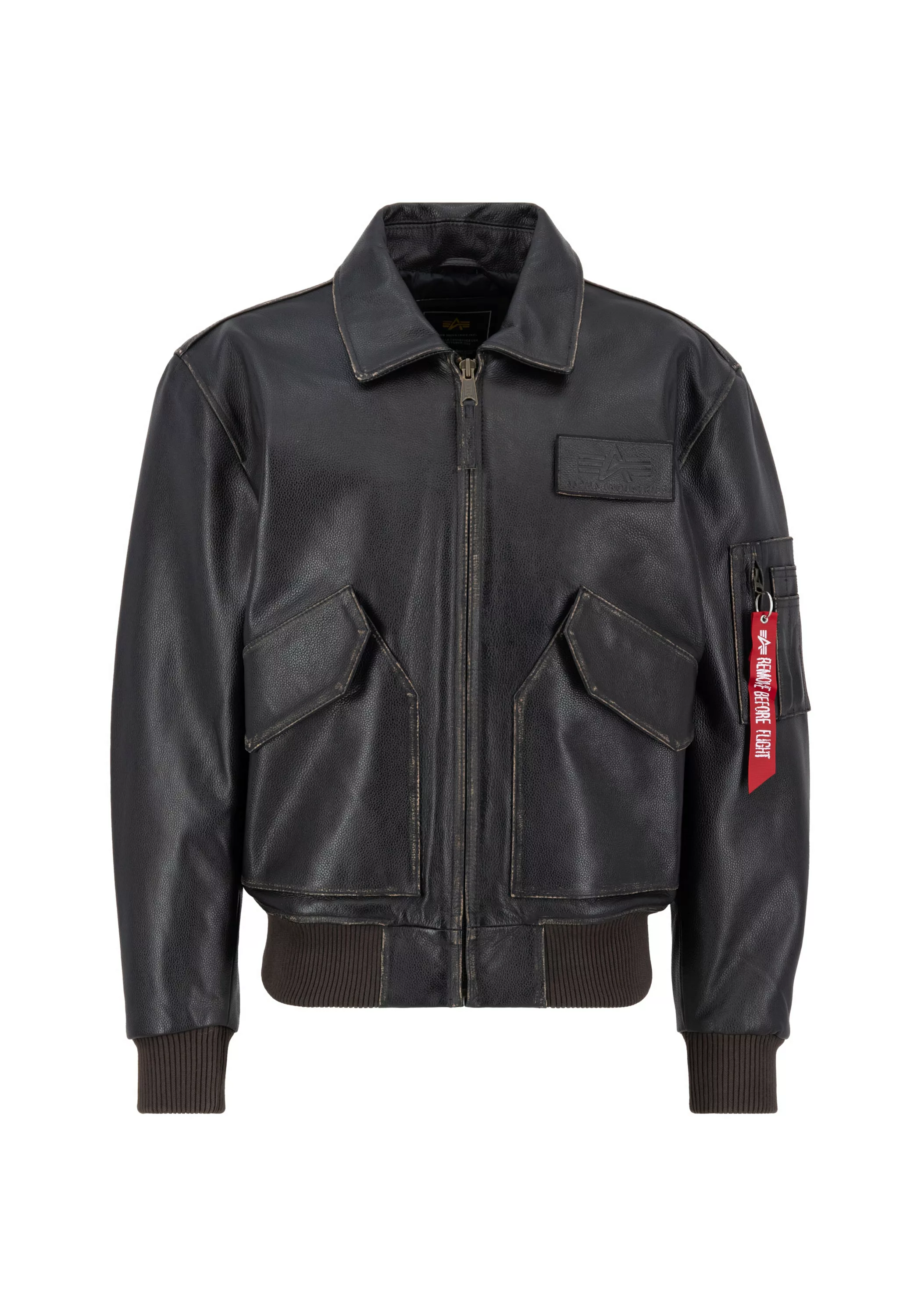 Alpha Industries Lederjacke "Alpha Industries Men - Leather & Vegan Jackets günstig online kaufen