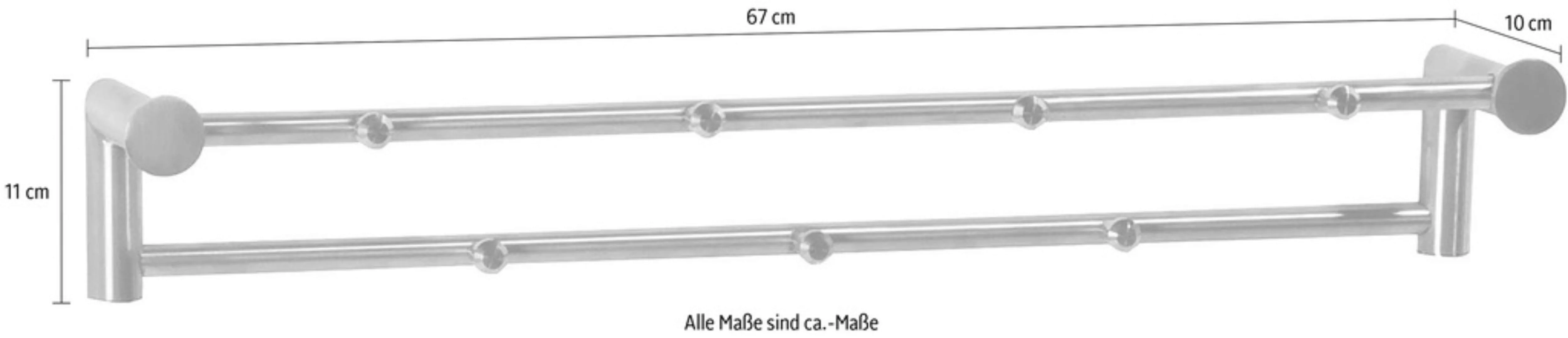 Spinder Design Garderobenhalter "Suza", Metall, Breite 67 cm günstig online kaufen