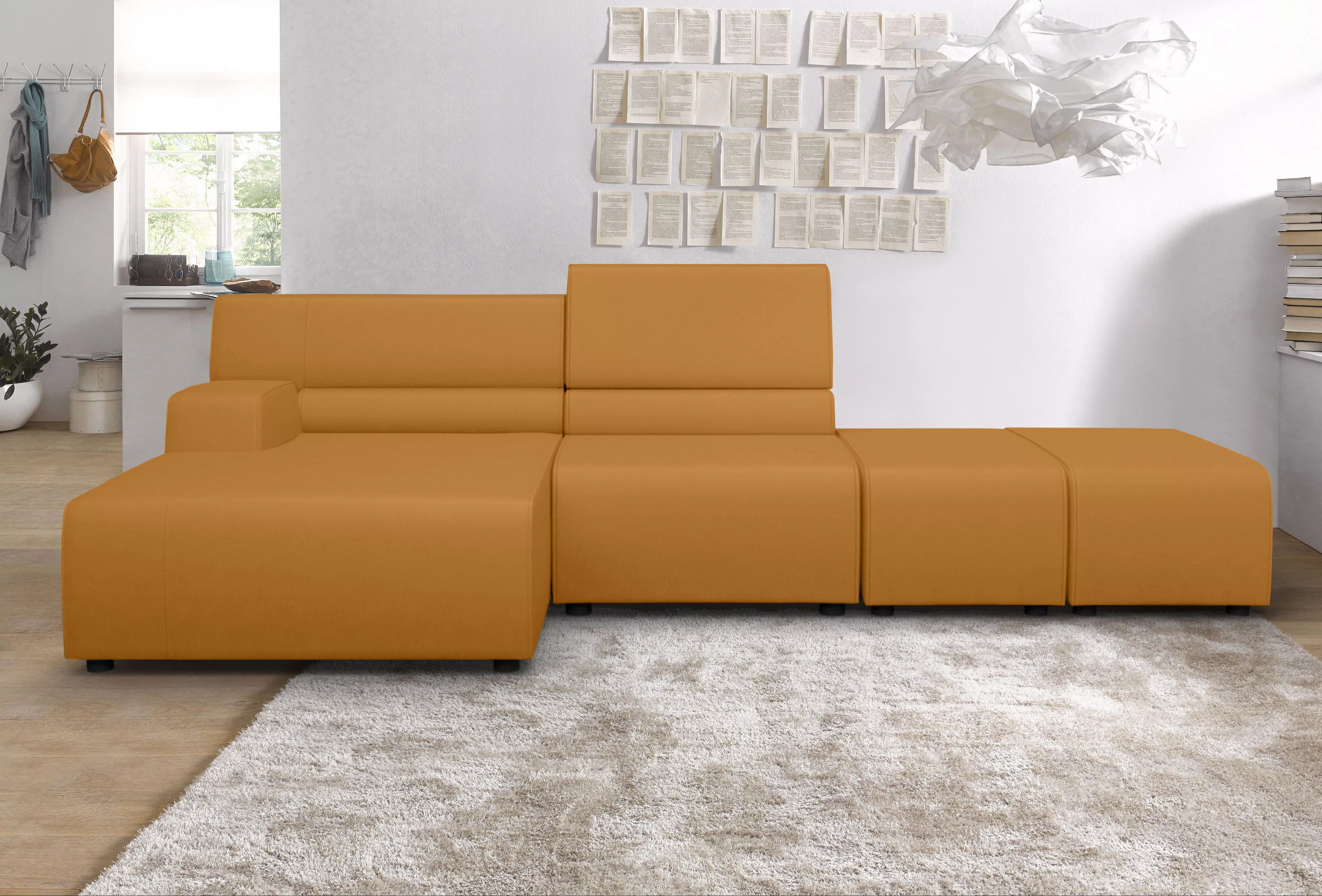 Egoitaliano Ecksofa "Babouche, Designsofa mit außergewöhnlichem Sitzkomfort günstig online kaufen