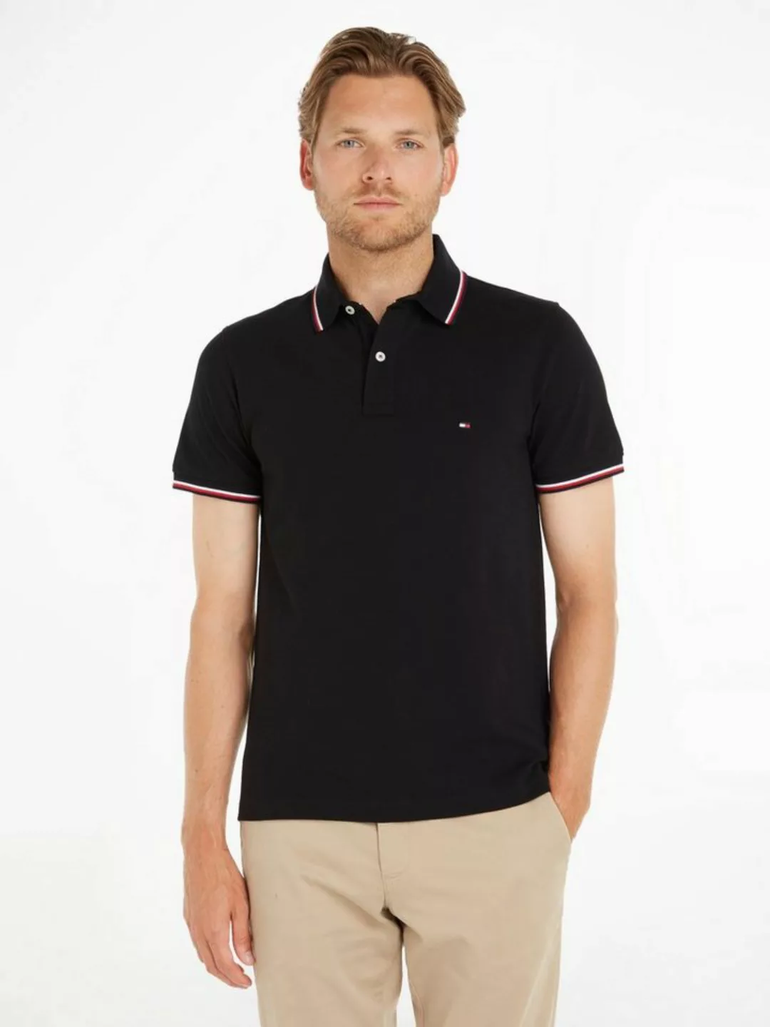 Tommy Hilfiger Poloshirt TOMMY TIPPED SLIM POLO günstig online kaufen