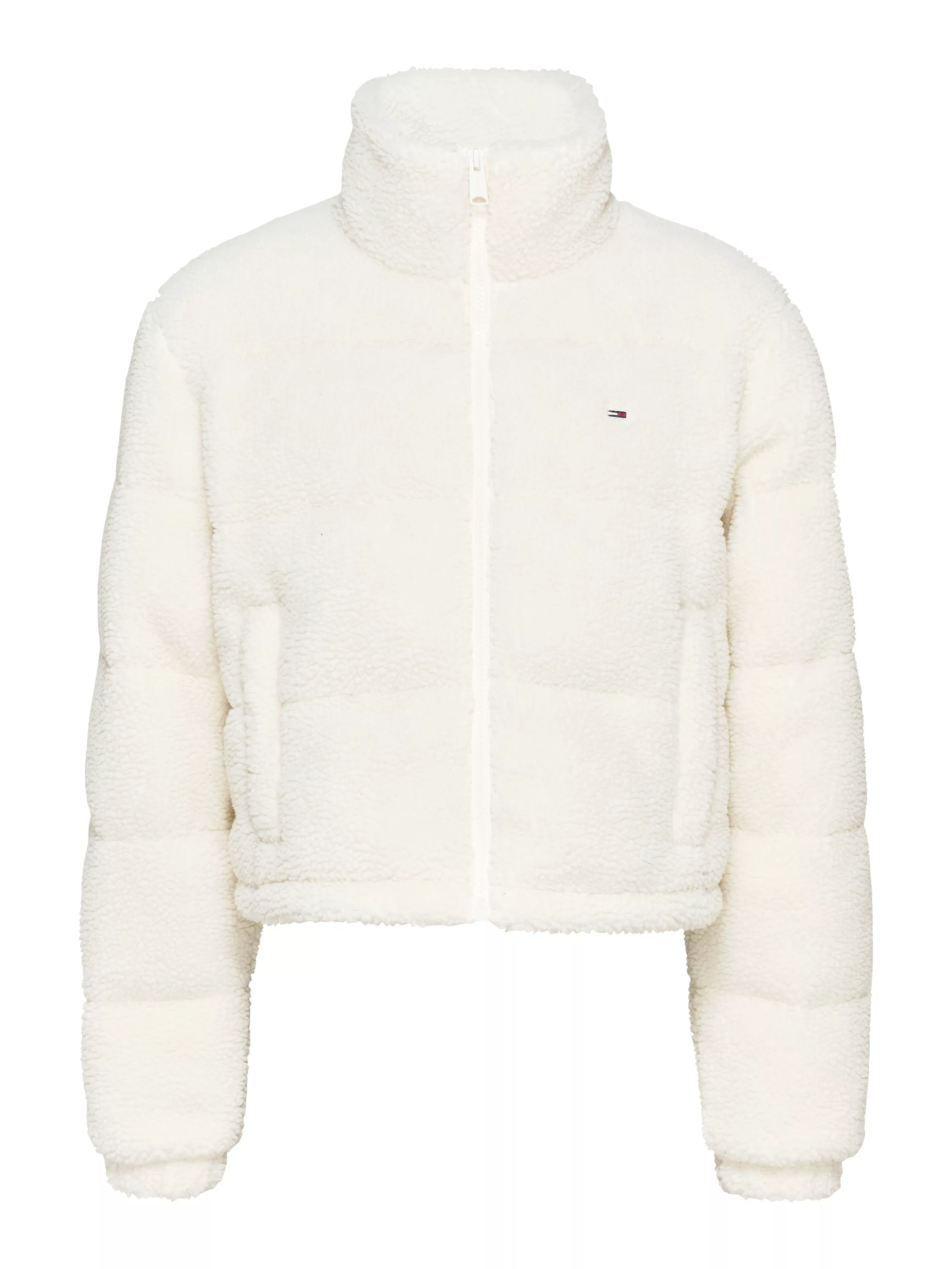 Tommy Jeans Kurzjacke TJW CRP TEDDY ESSENTIAL PUFFER in Cropped Form günstig online kaufen