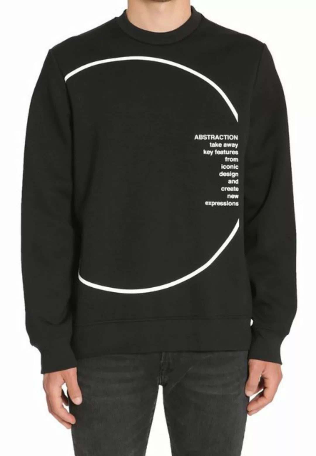 DIESEL BLACK GOLD Sweatshirt Diesel Black Gold Herren Sneilb-Circle Felpa S günstig online kaufen