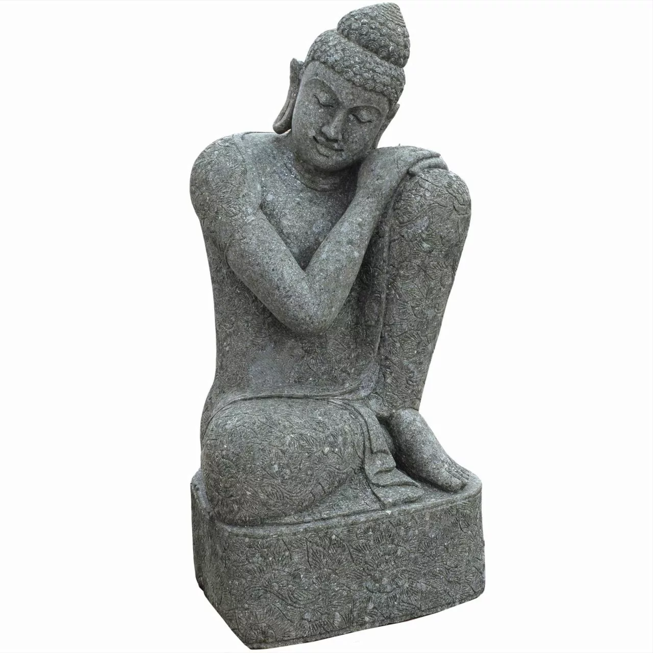 Garten Skulptur Aus Naturstein Buddha Nandyal günstig online kaufen