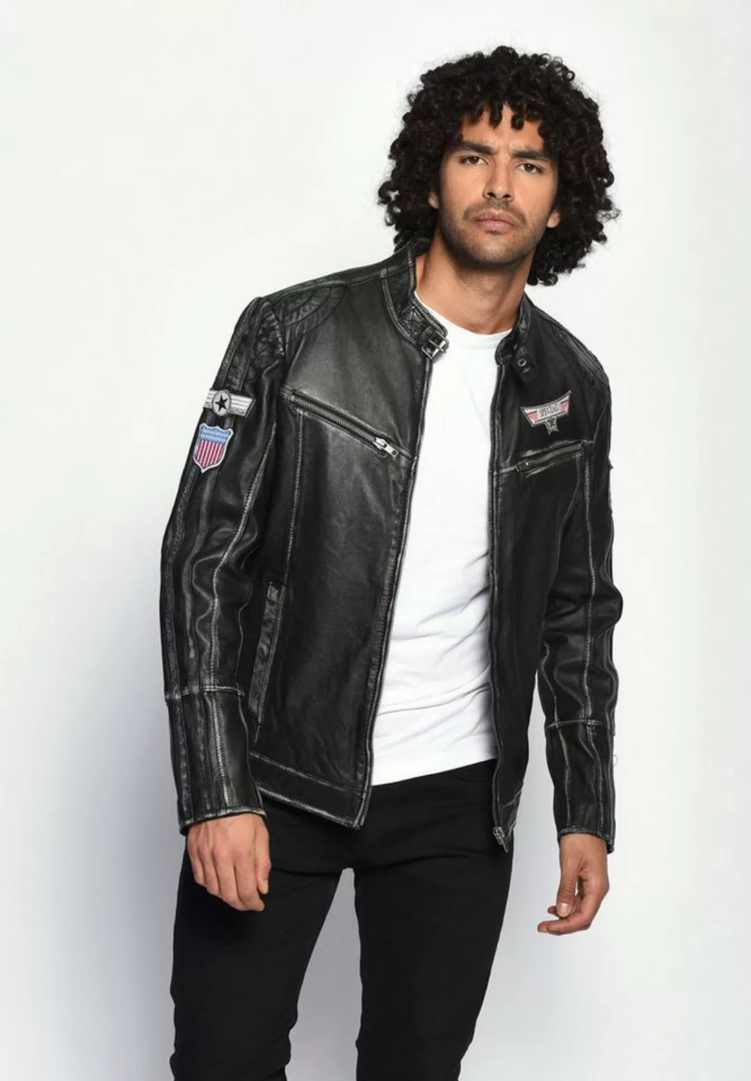 MUSTANG Lederjacke Uwe günstig online kaufen