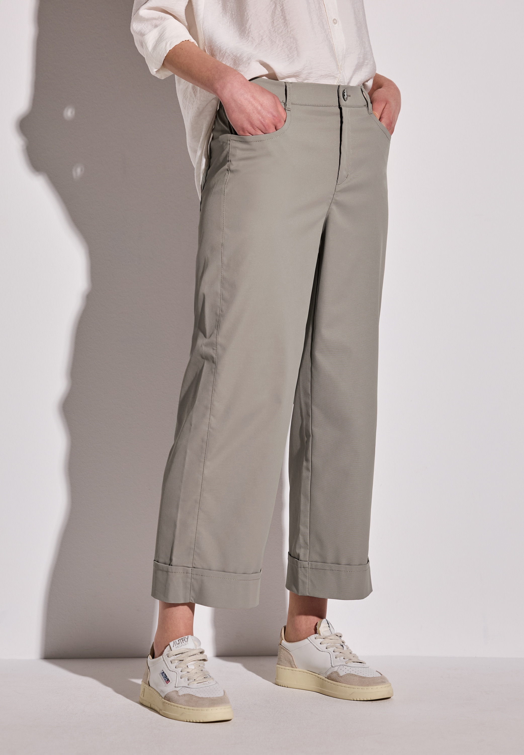 STREET ONE Stoffhose, High Waist günstig online kaufen