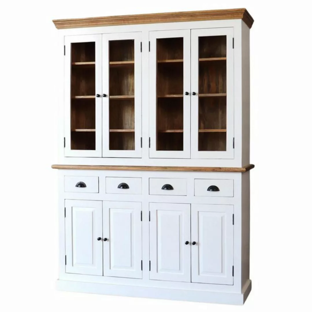 baario Buffet Schrank MURET Buffet weiss Landhaus Geschirrschrank Vitrine m günstig online kaufen