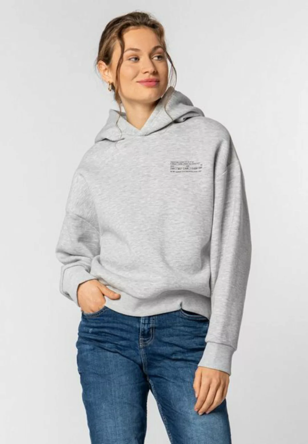 SUBLEVEL Kapuzenpullover Hoodie Mini-Print günstig online kaufen