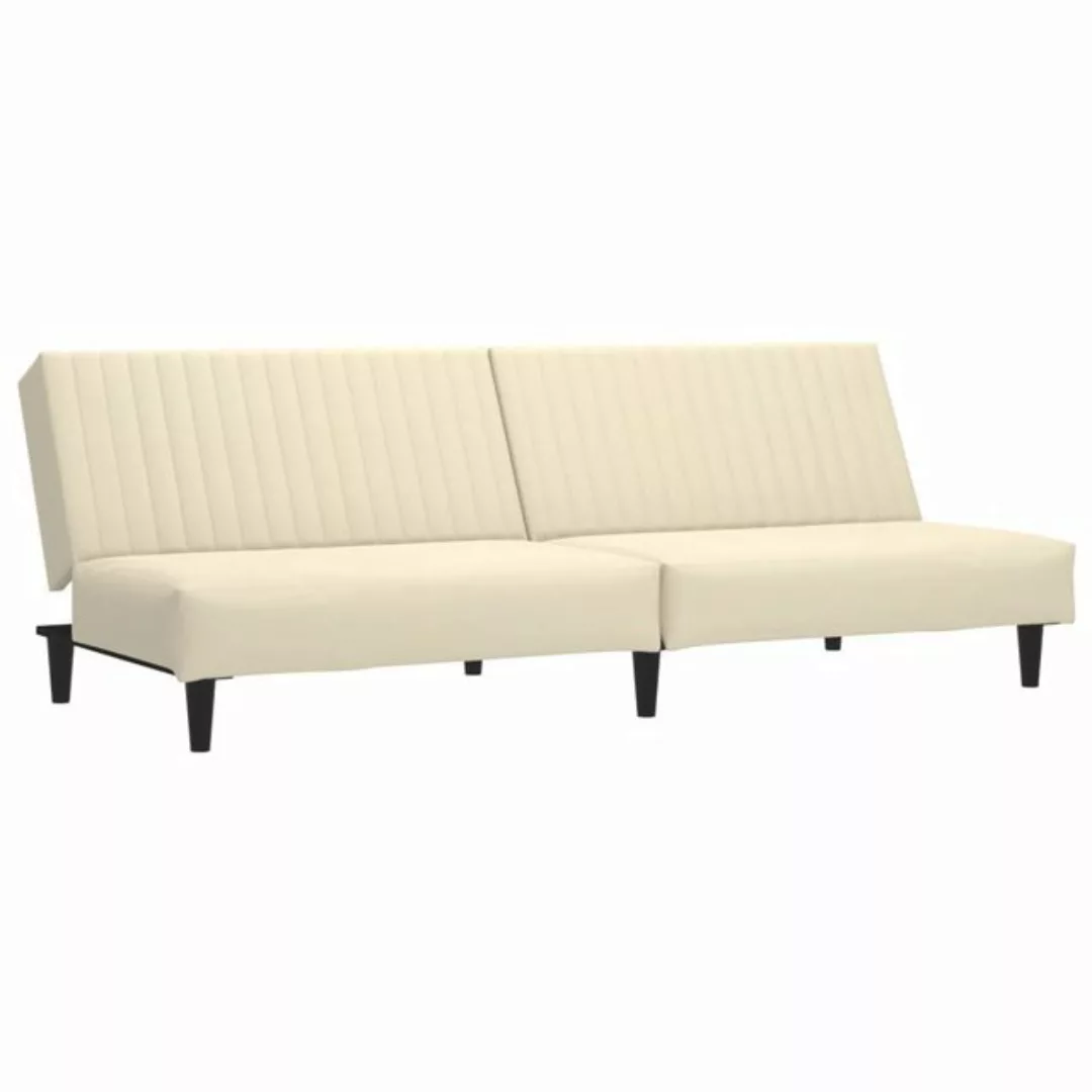 vidaXL Sofa Schlafsofa Sofa 2-Sitzer Samt, ohne Armlehnen günstig online kaufen