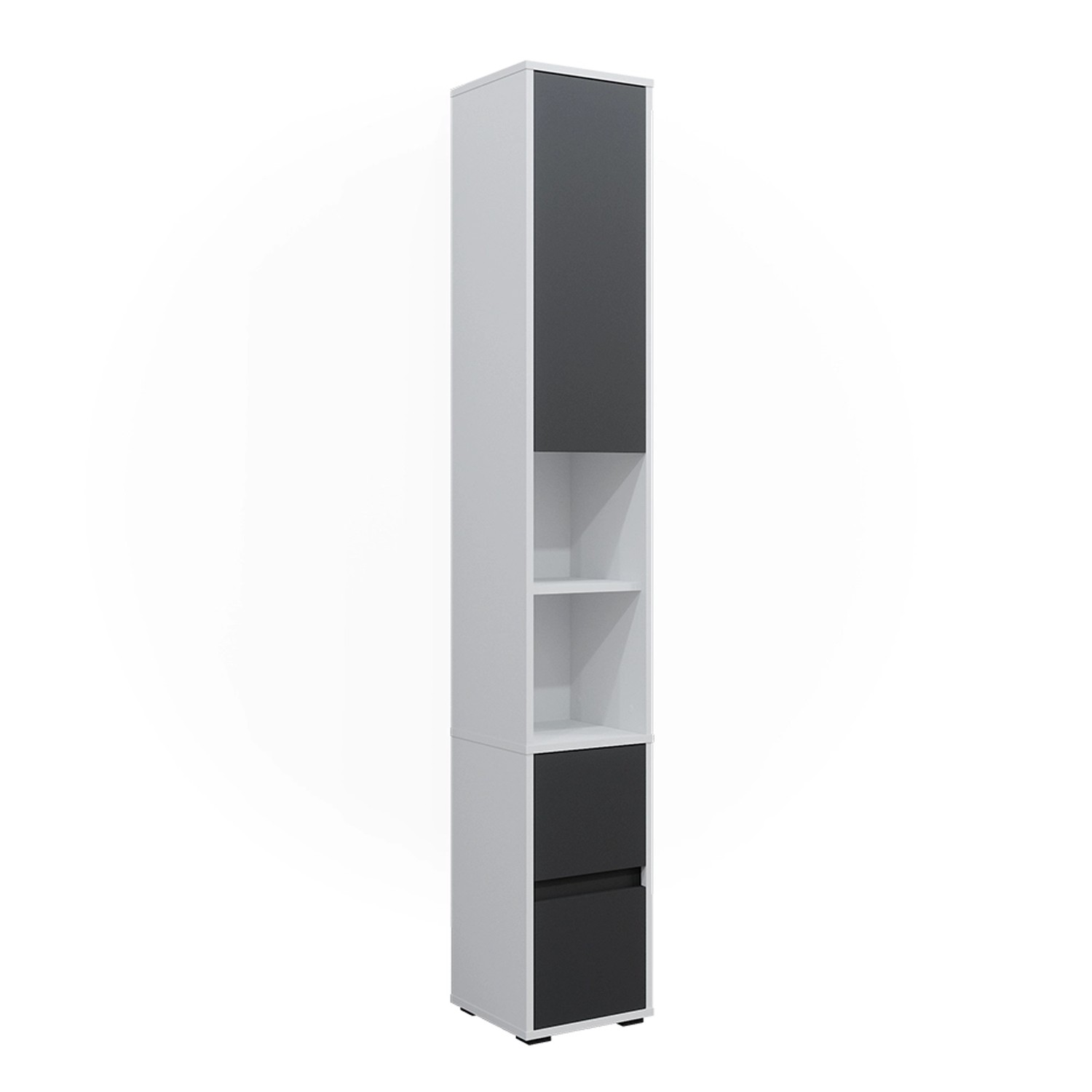 Vicco Hochschrank Maltin, Weiß/Weiß, 30.2 x günstig online kaufen