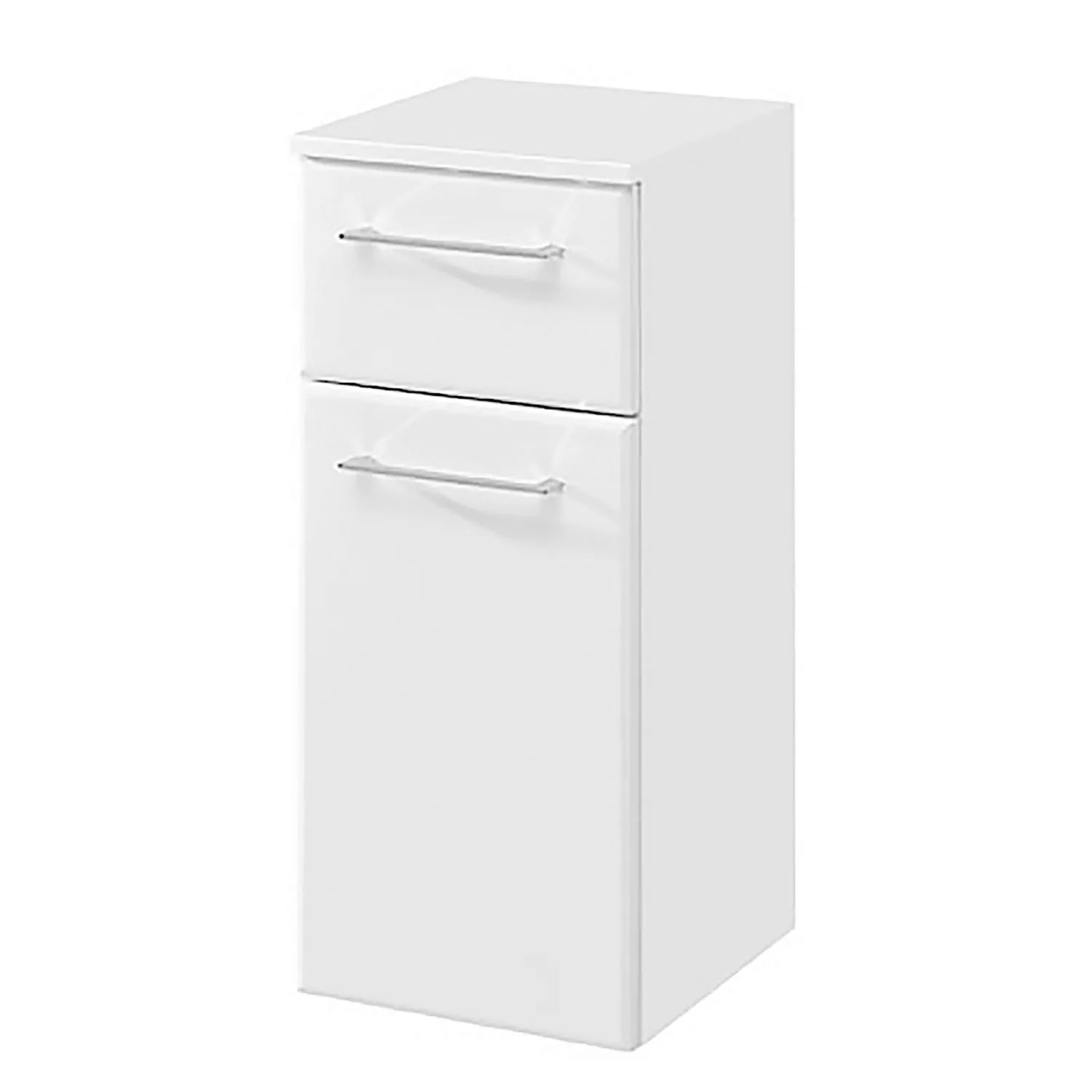 PELIPAL Unterschrank in Weiß Hochglanz mit einer Schublade und einer Tür (B günstig online kaufen
