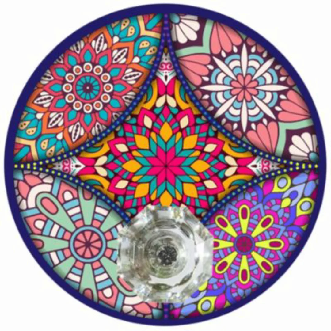 HTI-Line Wandhaken Mandala bunt günstig online kaufen