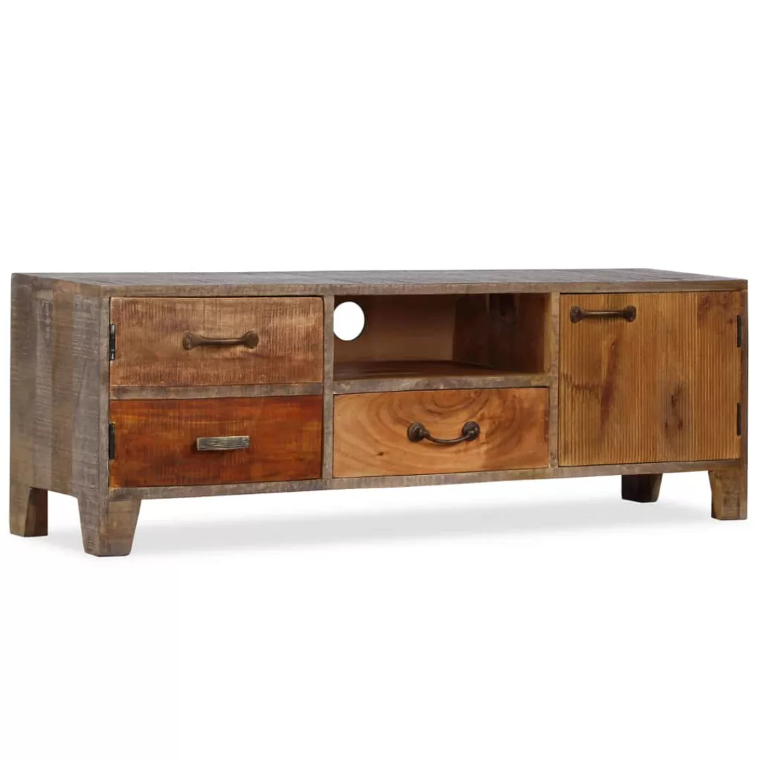 Tv-schrank Massivholz Vintage 118 X 30 X 40 Cm günstig online kaufen