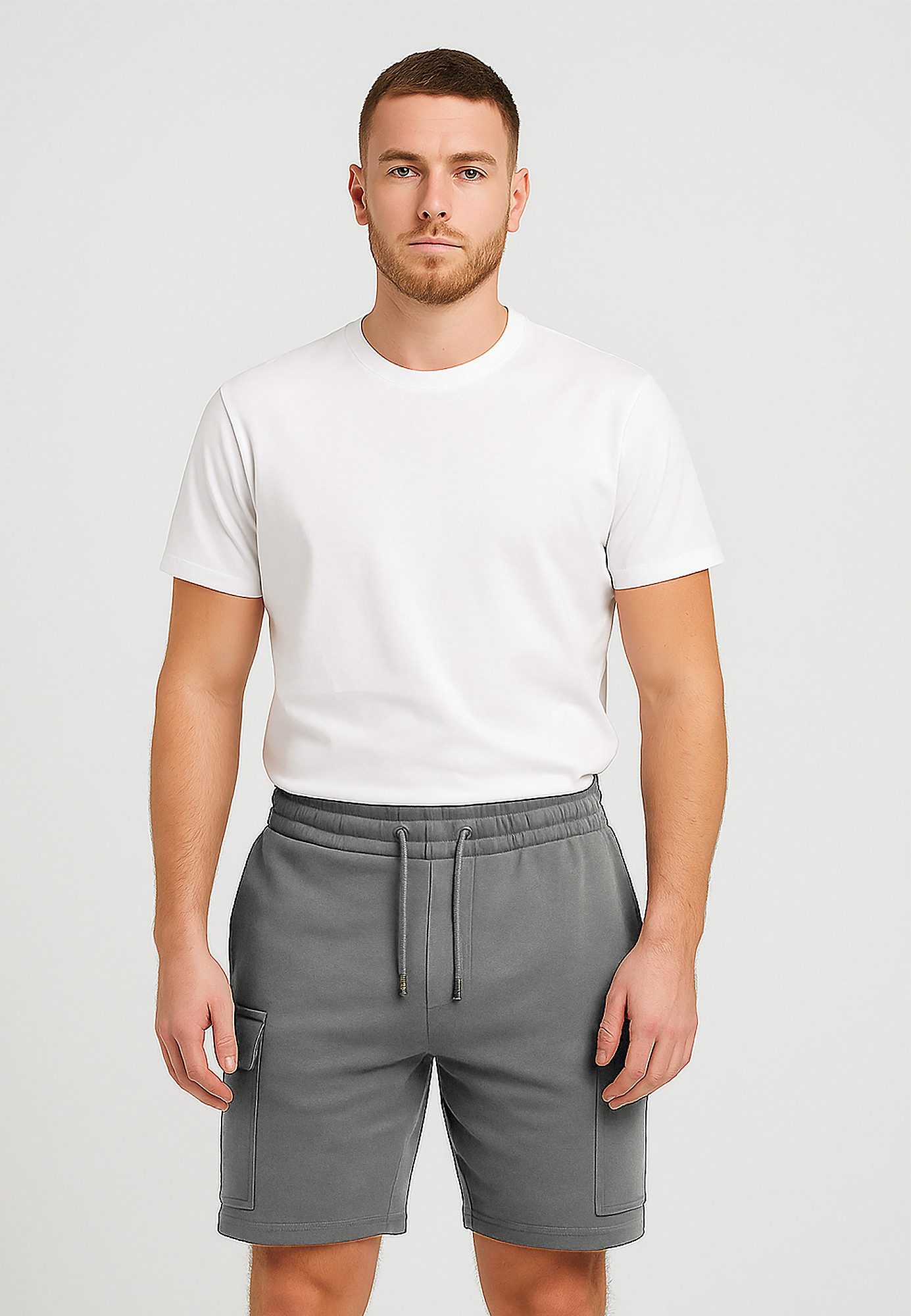Egomaxx Sweatshorts Mit Cargo-Details und komfortablem günstig online kaufen
