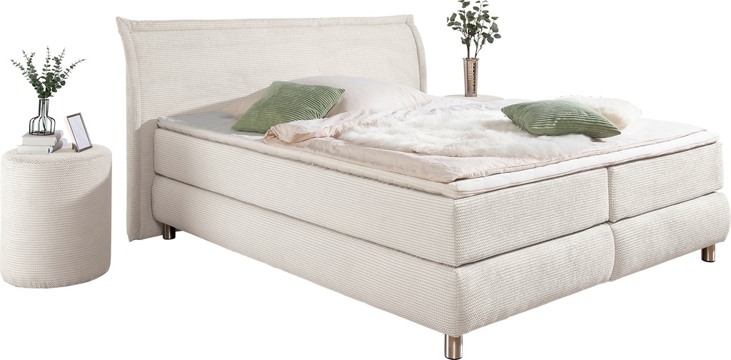 INOSIGN Boxspringbett ""Coloma" erhältlich in H2, H3 oder H4 inkl. Topper", günstig online kaufen