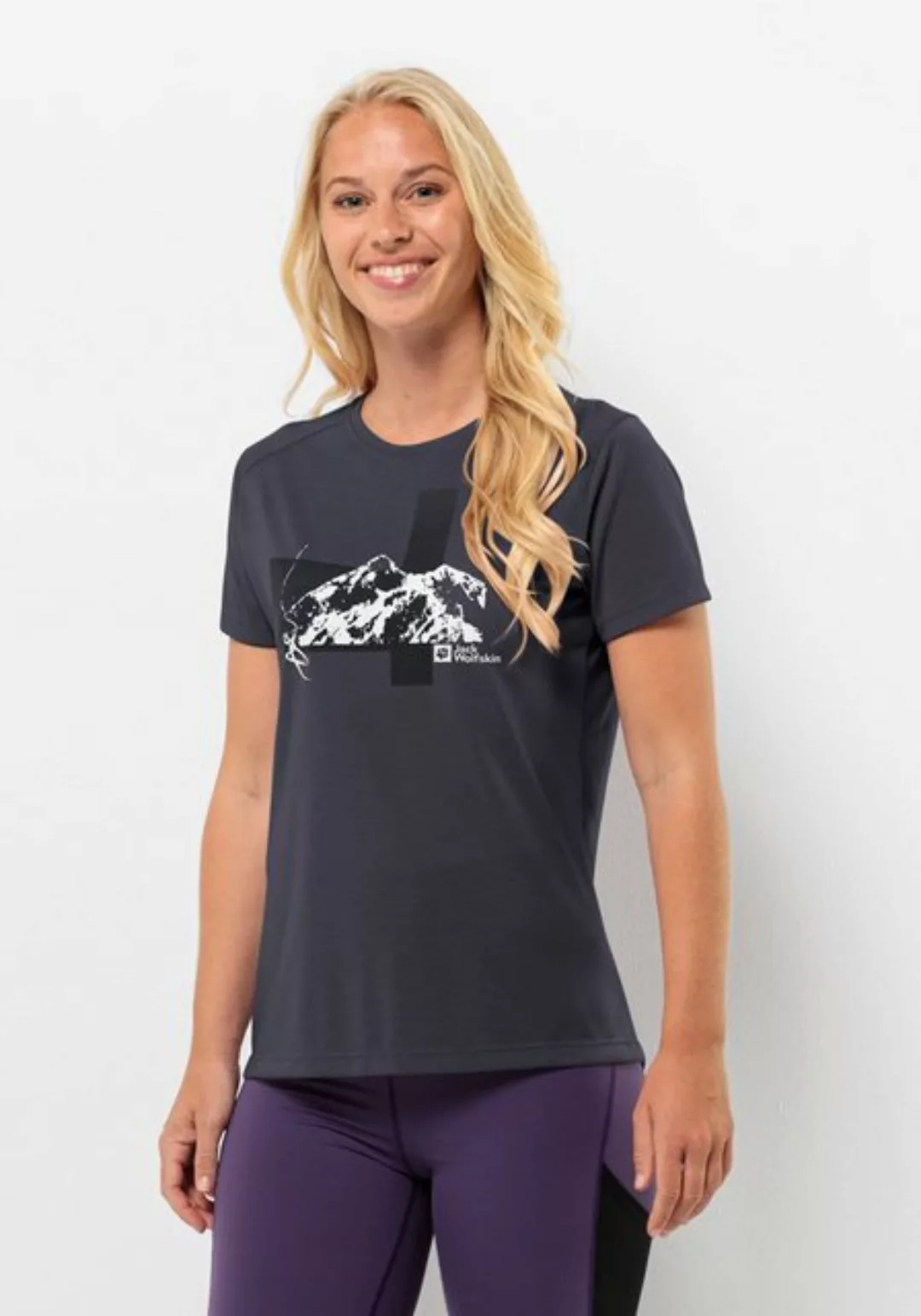Jack Wolfskin T-Shirt "VONNAN S/S GRAPHIC T W" günstig online kaufen