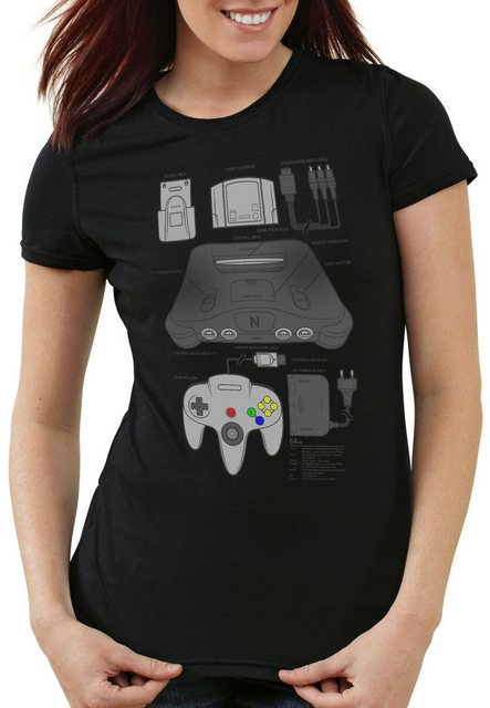 style3 T-Shirt 64 Bit Retro Gamer konsole n64 videospiel nintendo günstig online kaufen