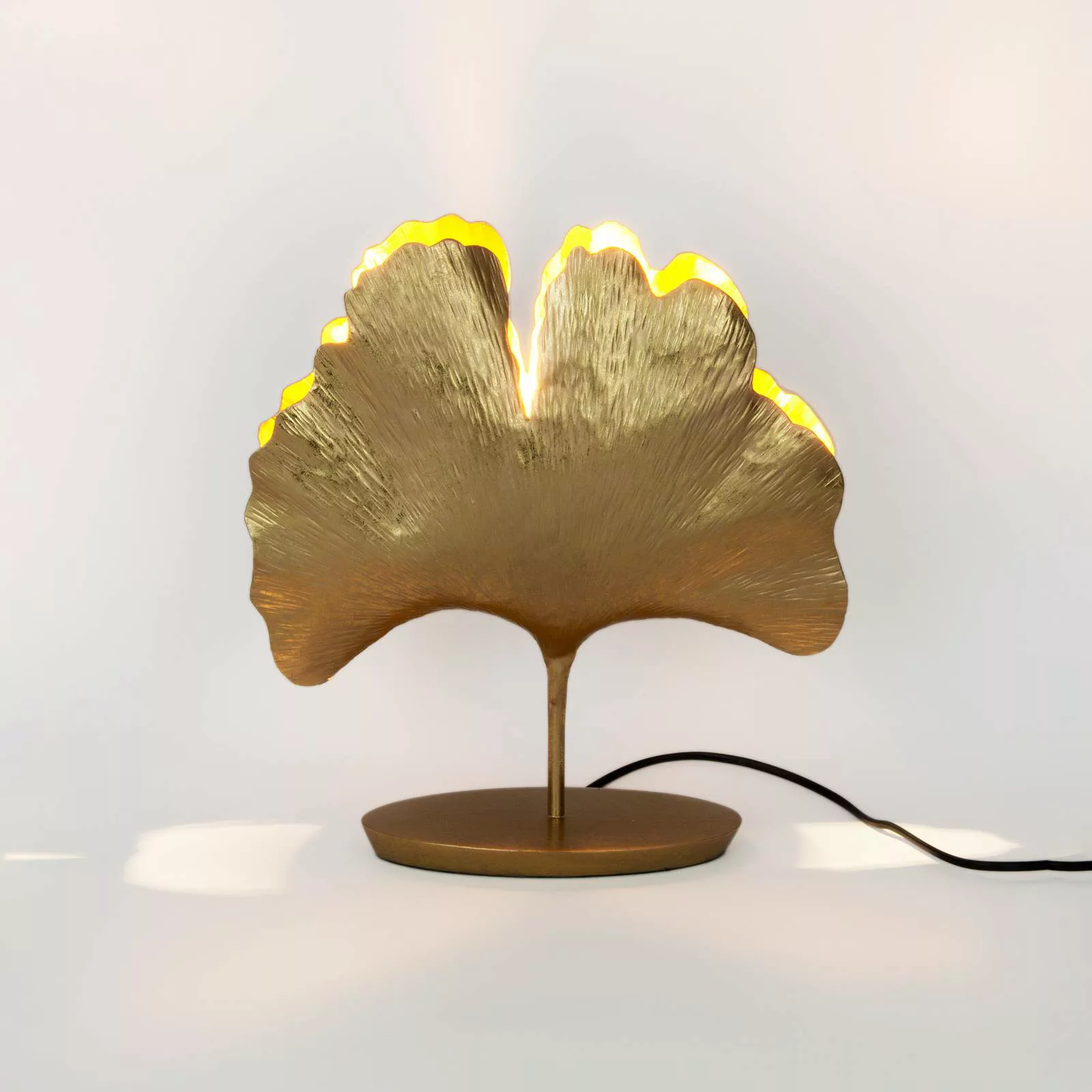 Tischleuchte Ginkgo, gold, 36x34cm günstig online kaufen