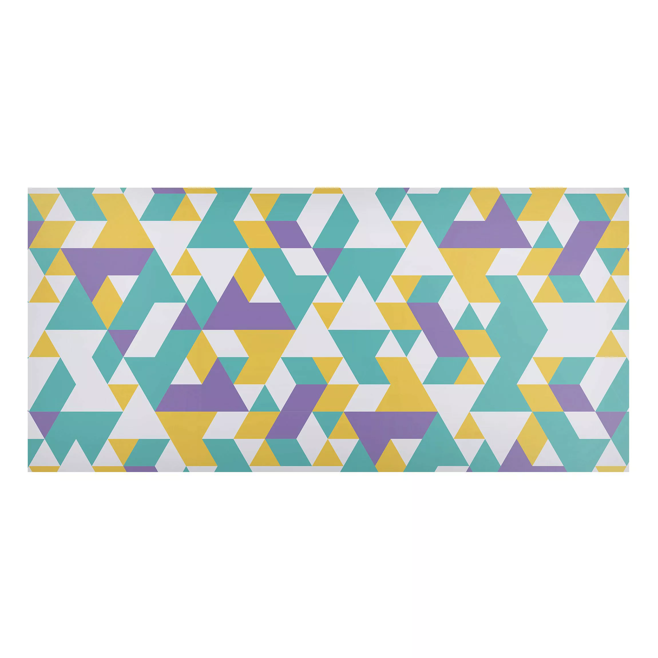 Magnettafel Muster & Textur - Querformat 2:1 No.RY33 Lilac Triangles günstig online kaufen