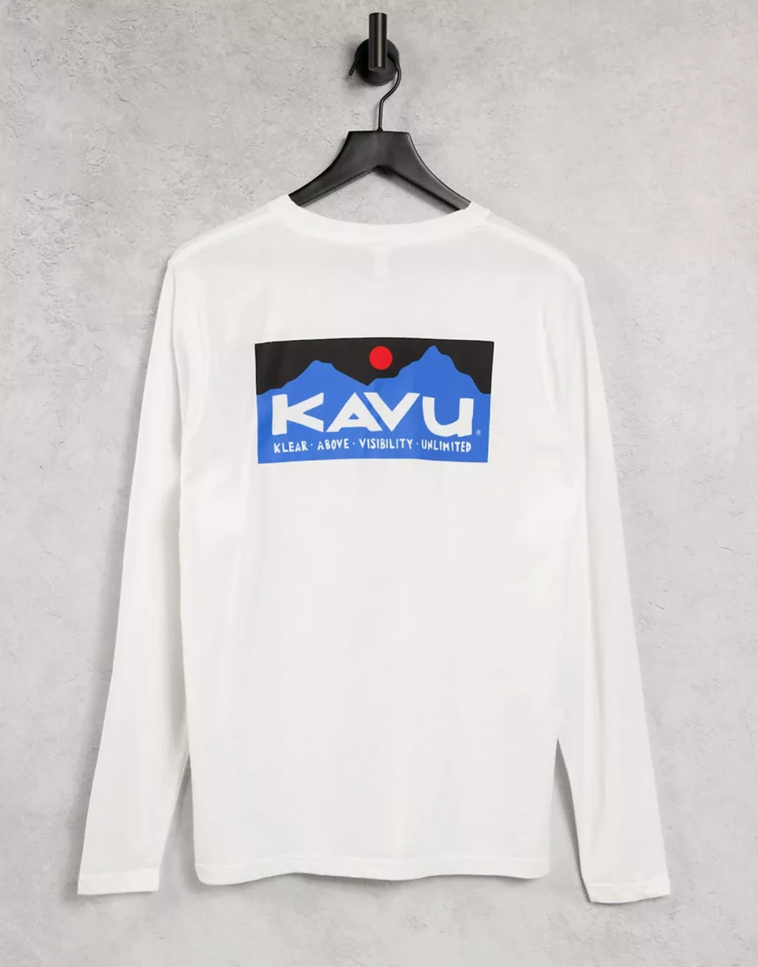 Kavu – Klear Above – Langärmliges Shirt in Weiß günstig online kaufen