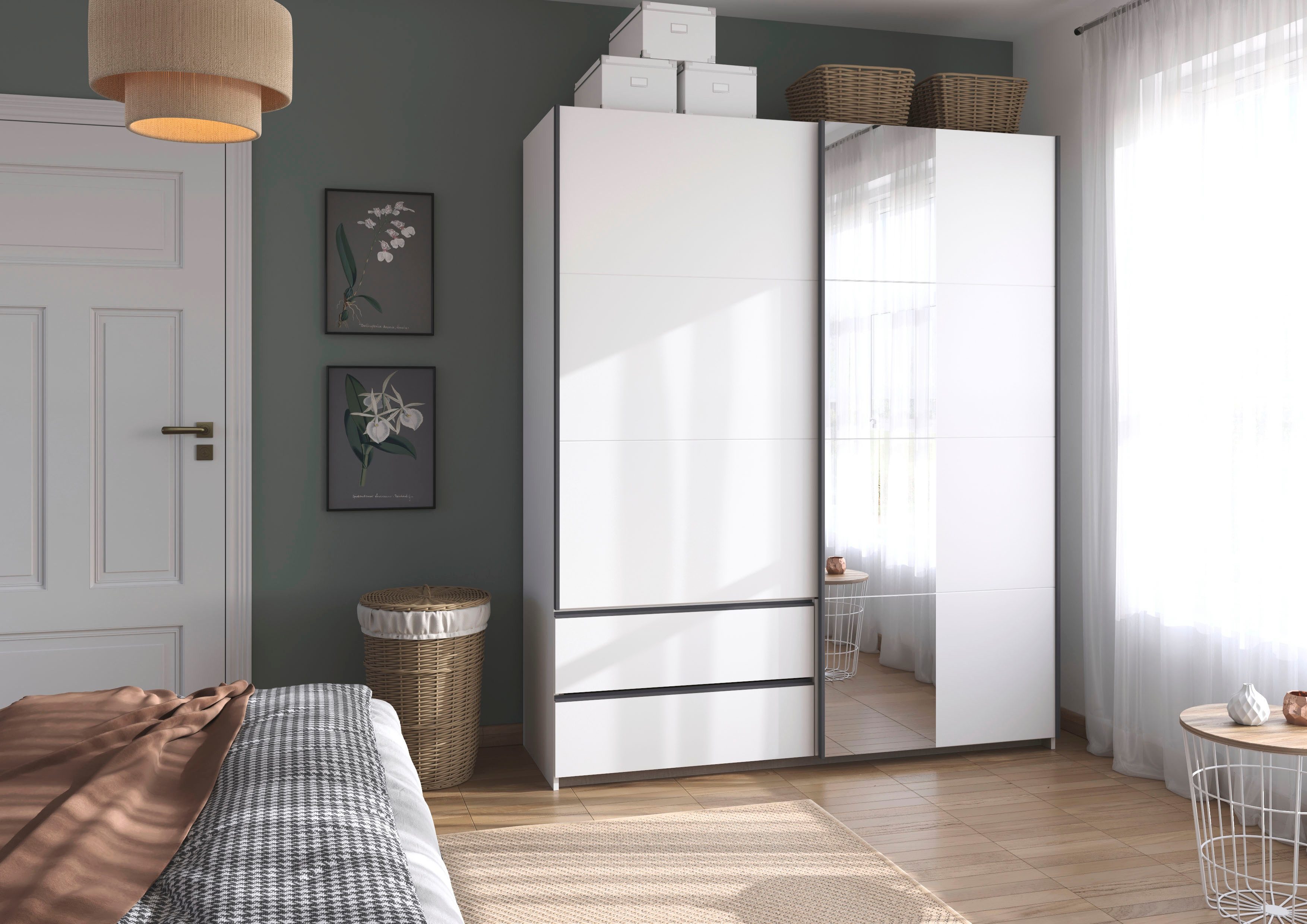 rauch Schwebetürenschrank "Kleiderschrank Schrank Garderobe Wäscheschrank S günstig online kaufen