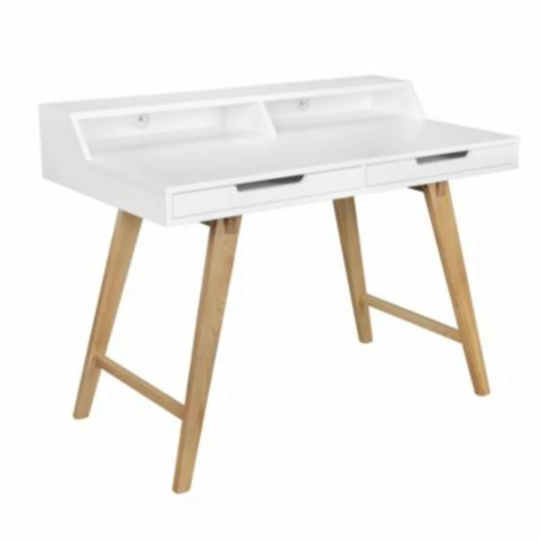 FineBuy Schreibtisch Weiß 60 cm breit weiß günstig online kaufen