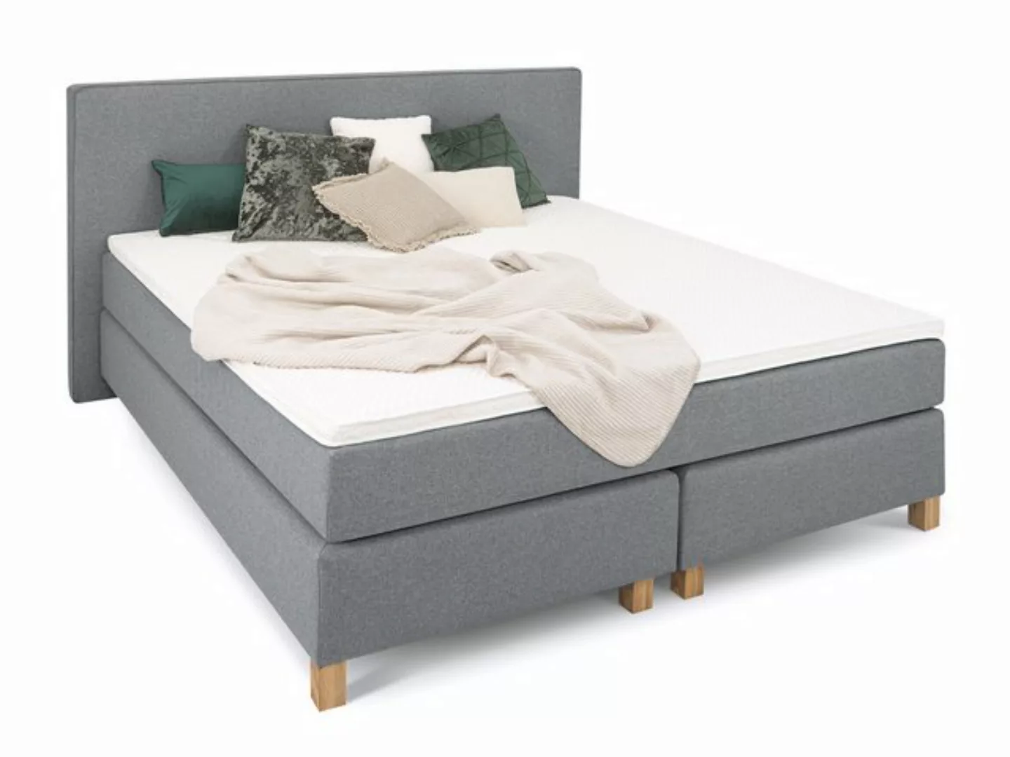 wonello Boxspringbett Helsinki, 7-Zonen TFK-Wendematratzen H2/H3 und premiu günstig online kaufen