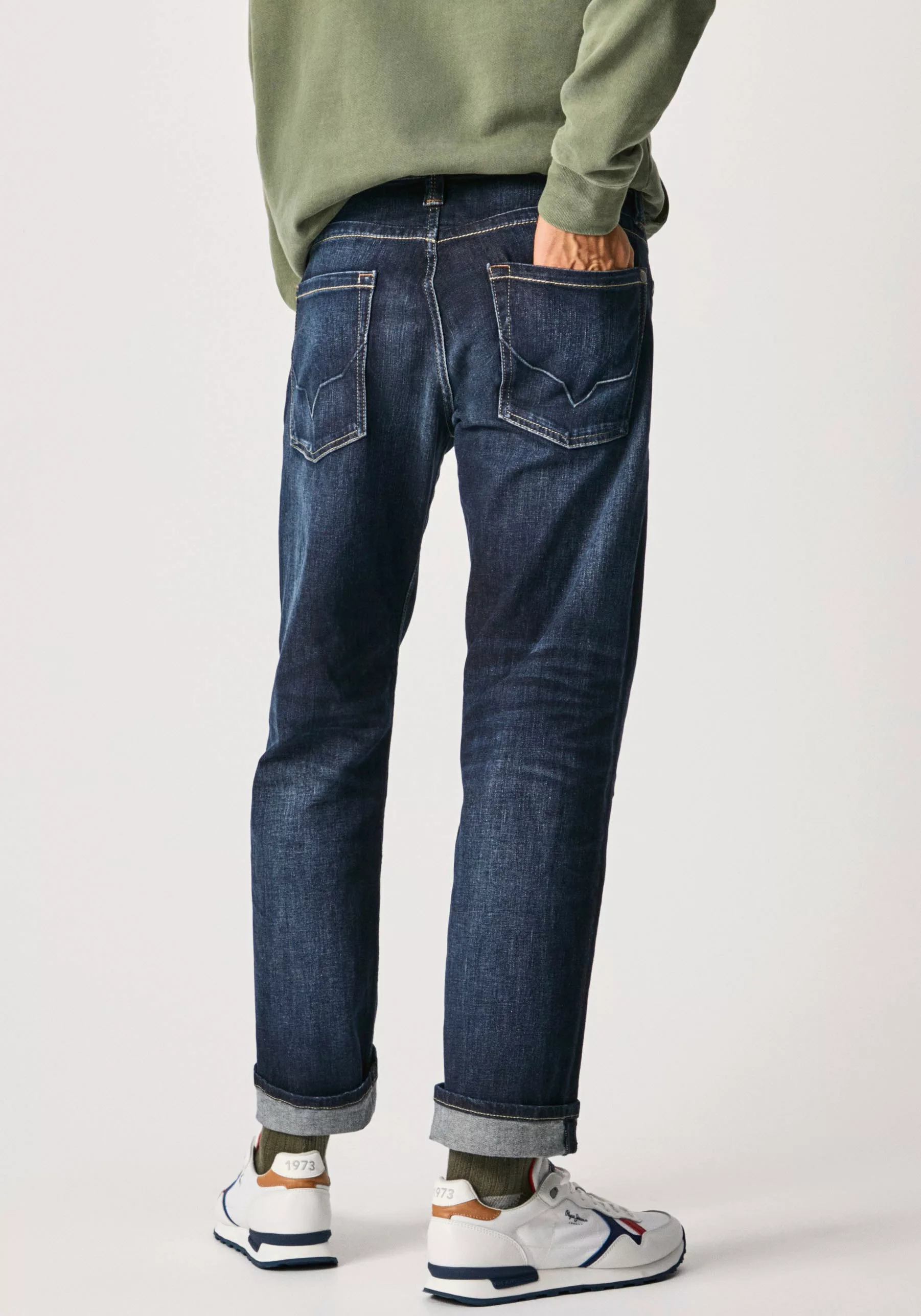 Pepe Jeans Straight-Jeans "KINGSTON ZIP", in 5-Pocket-Form günstig online kaufen