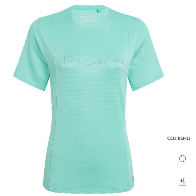 Craghoppers Kurzarmshirt Craghoppers - Damen CO2 Renu Jada Sport SST T-Shir günstig online kaufen