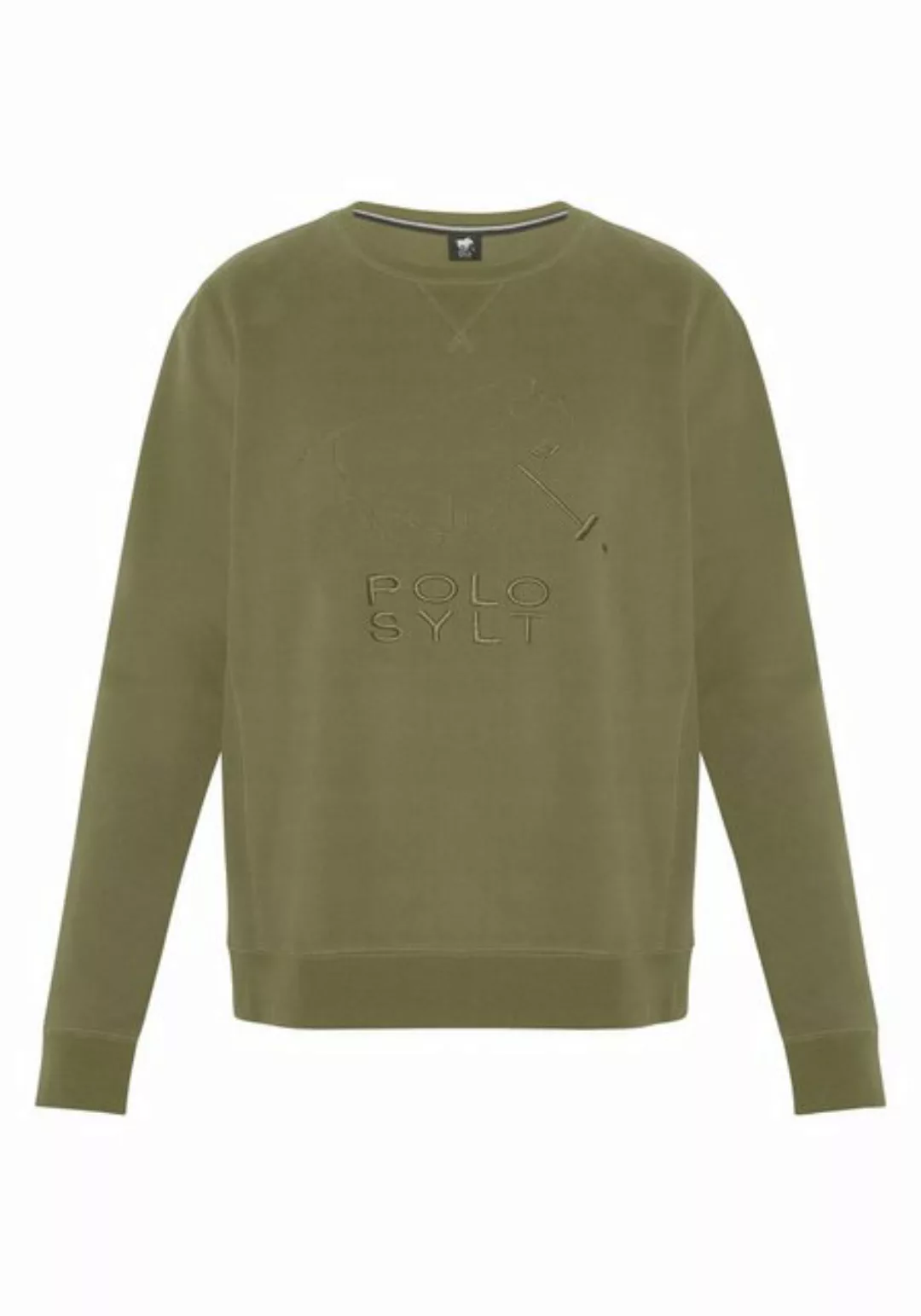 Polo Sylt Sweatshirt im Label-Design günstig online kaufen