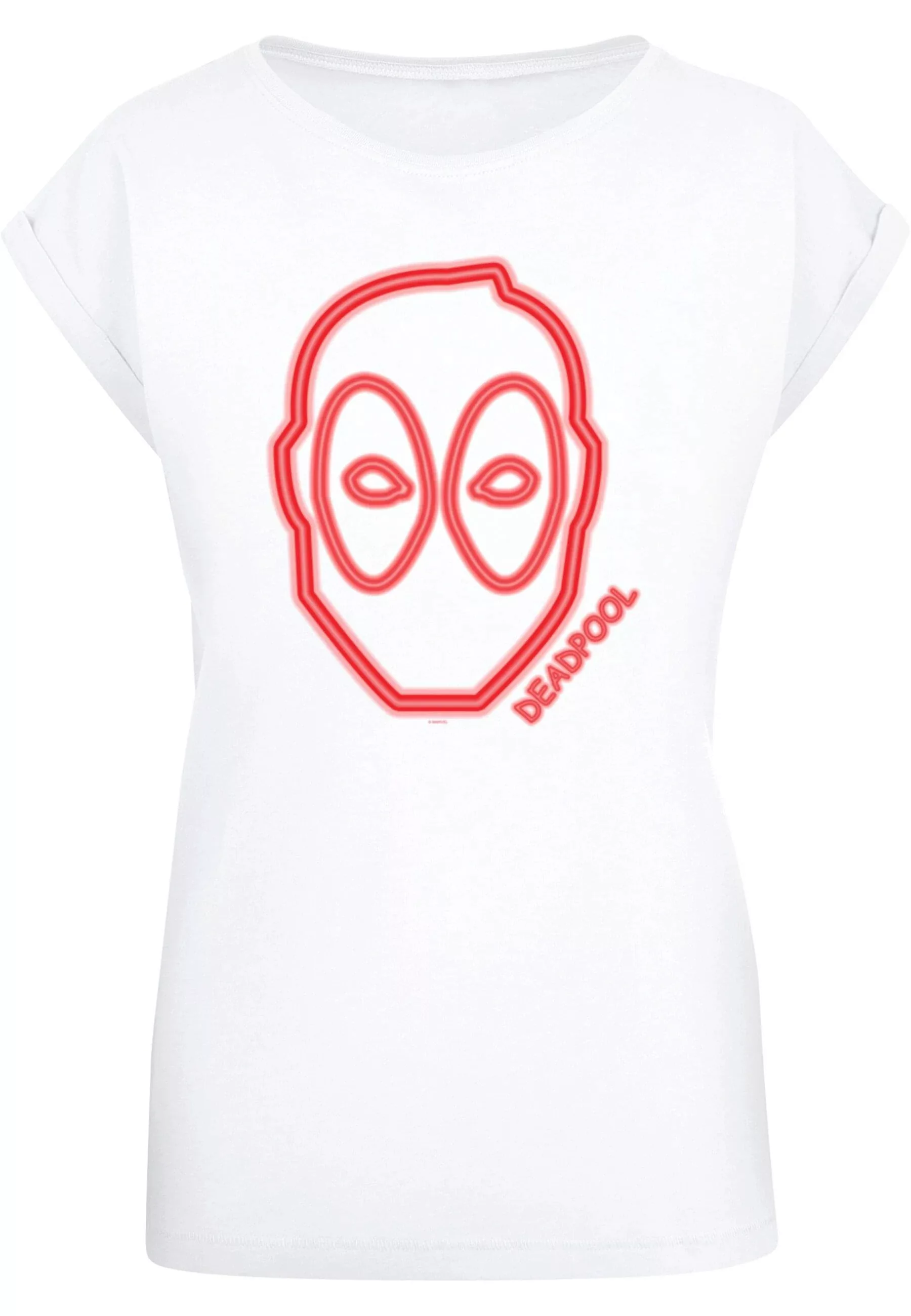 ABSOLUTE CULT T-Shirt "ABSOLUTE CULT Damen Ladies Deadpool - Neon Head T-Sh günstig online kaufen