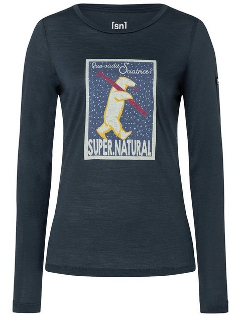 SUPER.NATURAL Langarmshirt Merino Longsleeve W SKIATRICE LS funktioneller M günstig online kaufen