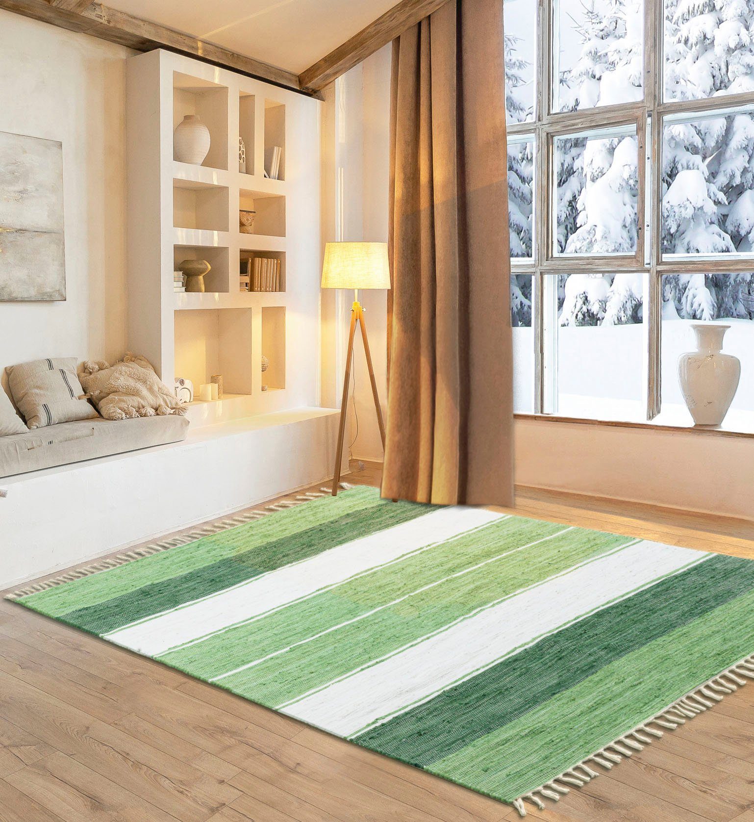my home Teppich Alizee, rechteckig, Höhe: günstig online kaufen