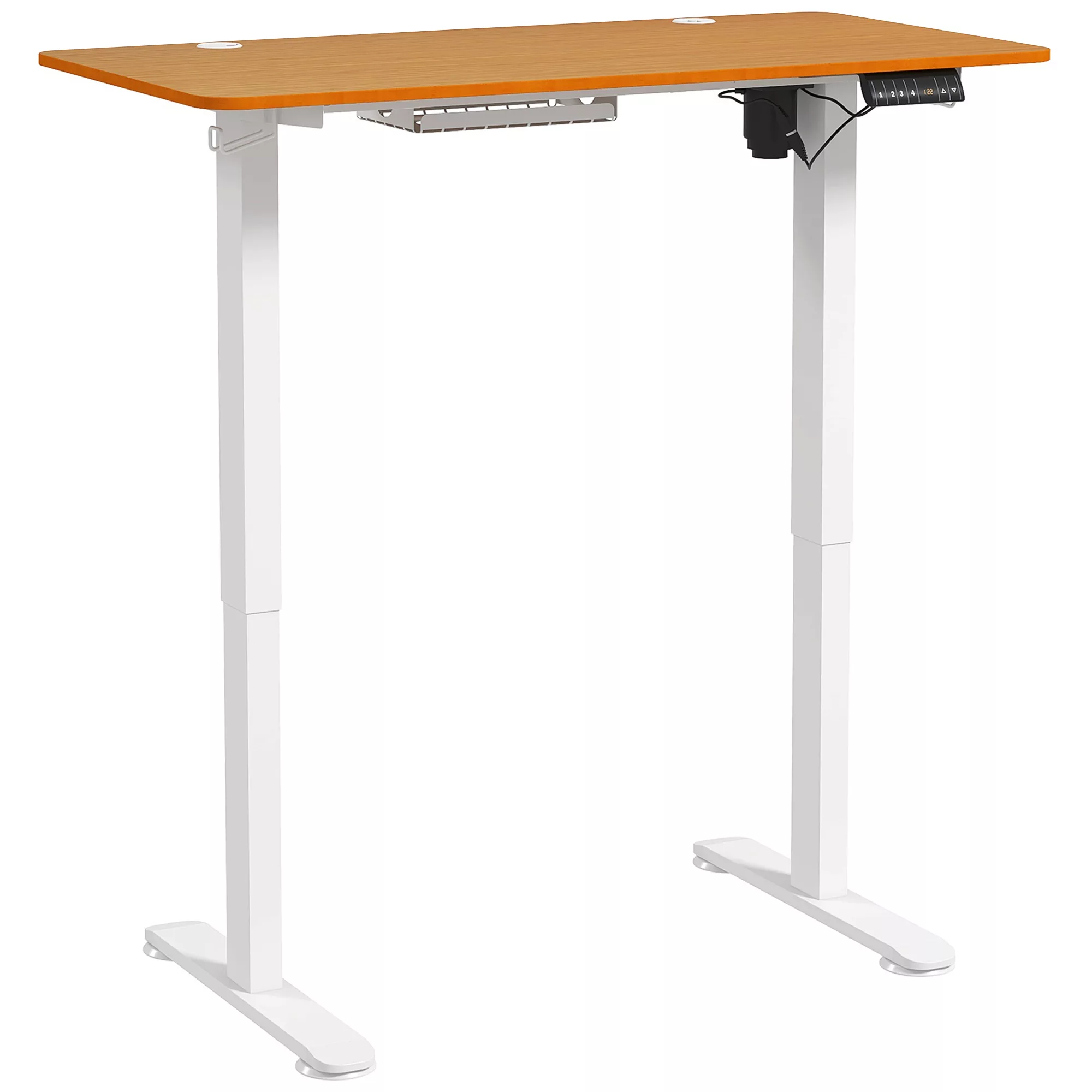 Vinsetto höhenverstellbarer Stehtisch elektrisch 120x60cm mit Anti-Kollisio günstig online kaufen