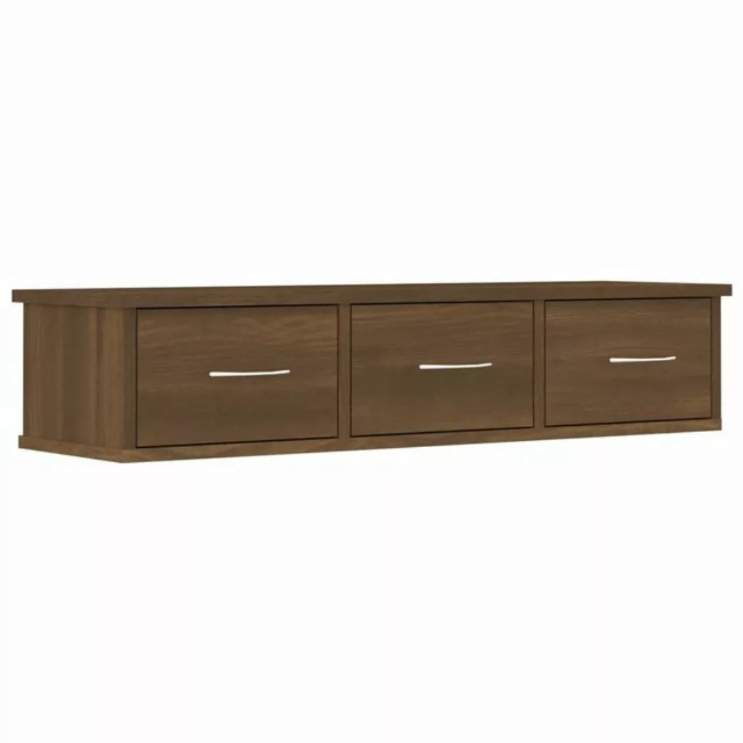 vidaXL TV-Schrank TV-Wandschrank Braun Eiche 88x26x18,5 cm Spanplatte günstig online kaufen