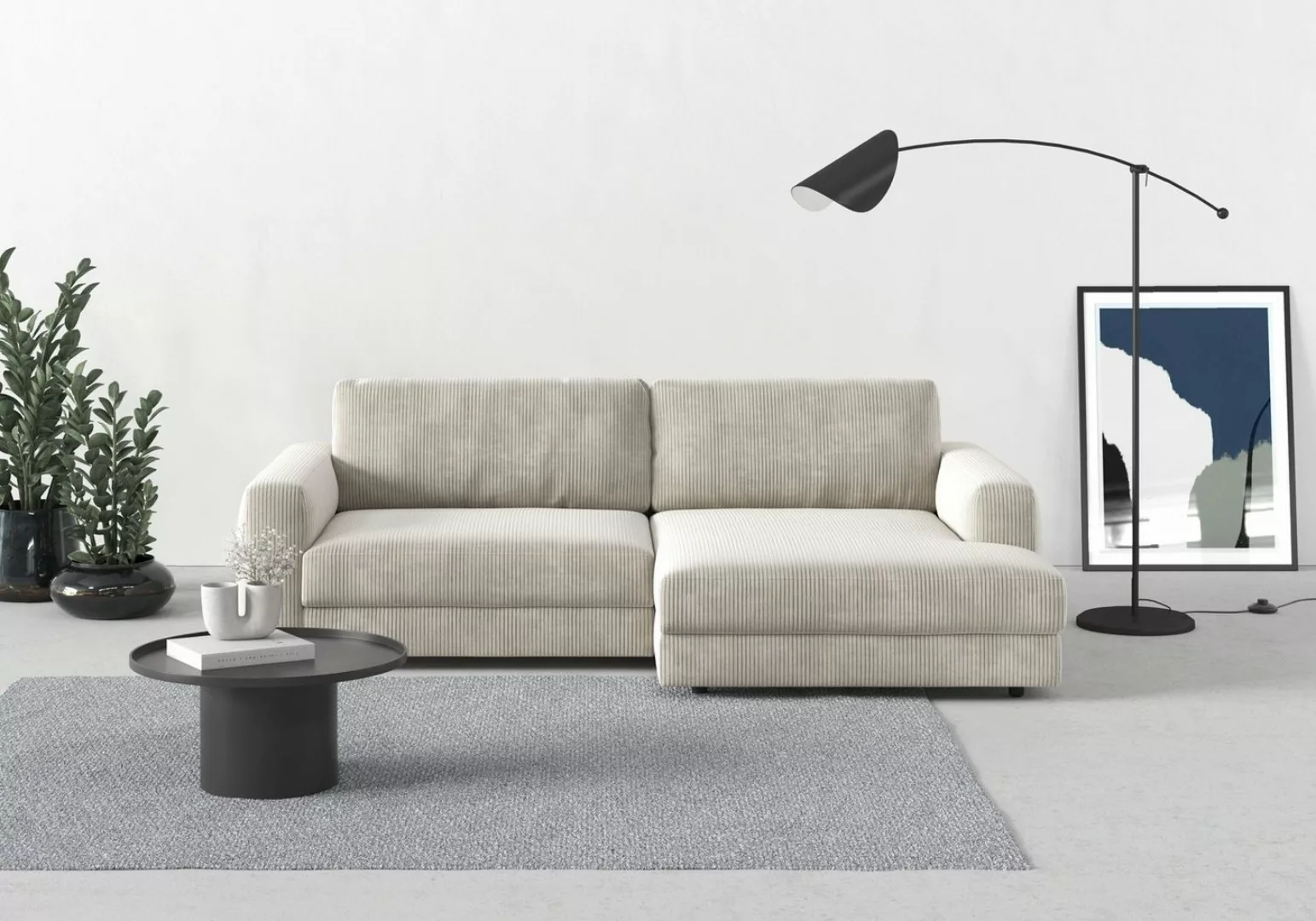 TRENDMANUFAKTUR Ecksofa Bourbon, Designsofa mit tollem Sitzkomfort, L-Form, günstig online kaufen