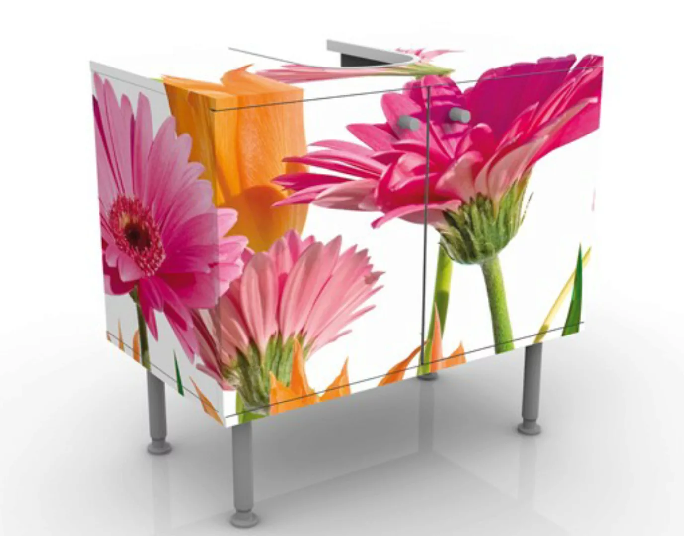 Waschbeckenunterschrank Blumen Flower Melody günstig online kaufen