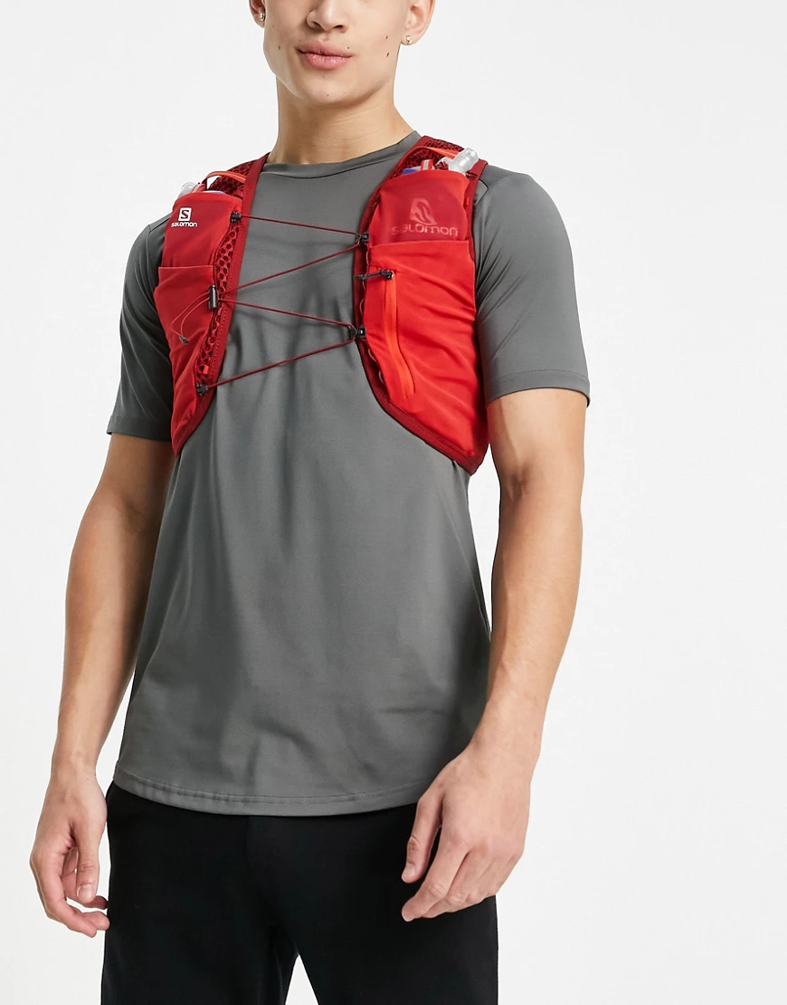 Salomon – Active Skin 4 Set – Wattierte Weste in Rot günstig online kaufen