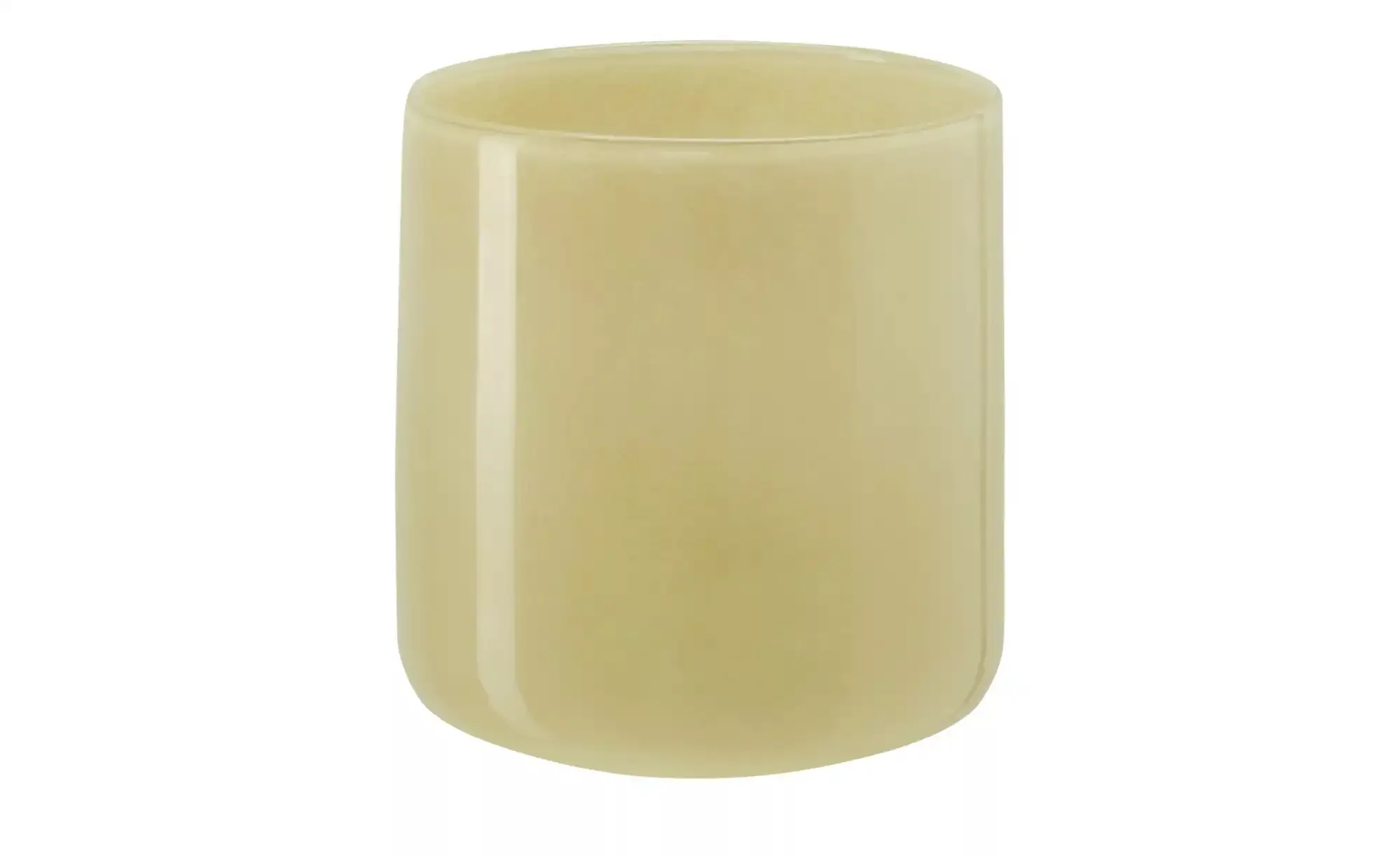 Vase ¦ gelb ¦ Glas  ¦ Maße (cm): H: 18,5  Ø: 18 Accessoires > Vasen - Höffn günstig online kaufen