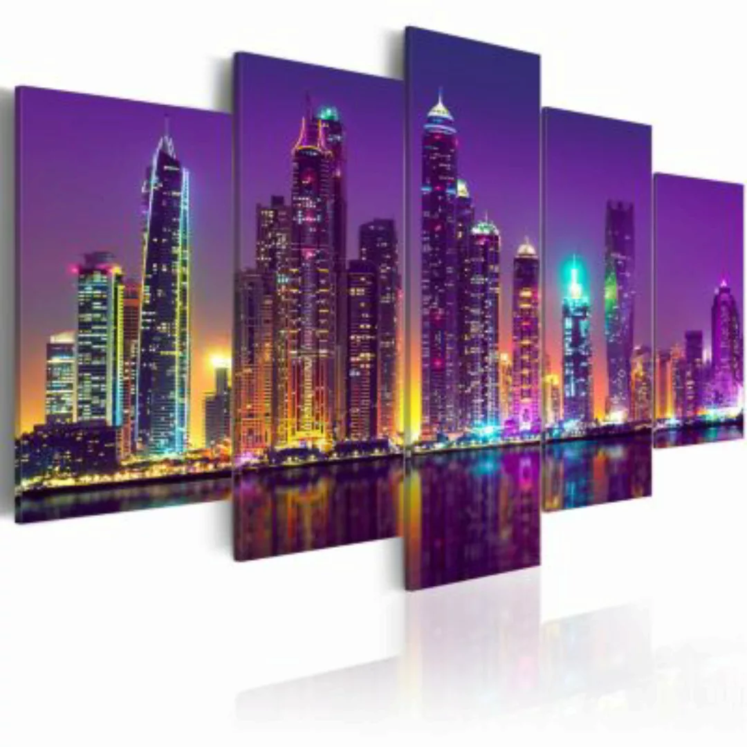 artgeist Wandbild Purple Nights mehrfarbig Gr. 200 x 100 günstig online kaufen