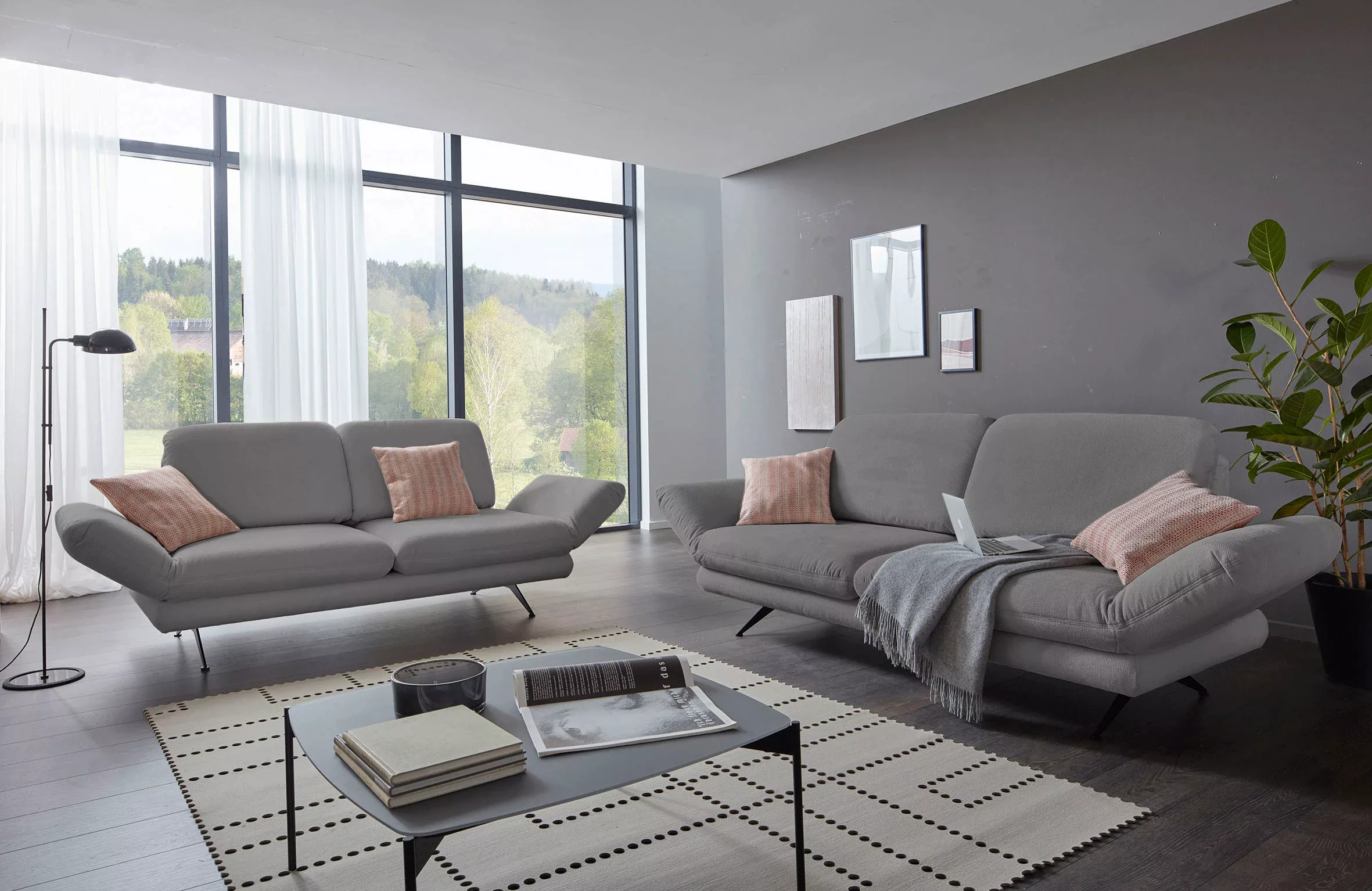 Places of Style 2,5-Sitzer "Saletto", modernes Design mit Armlehnfunktion, günstig online kaufen