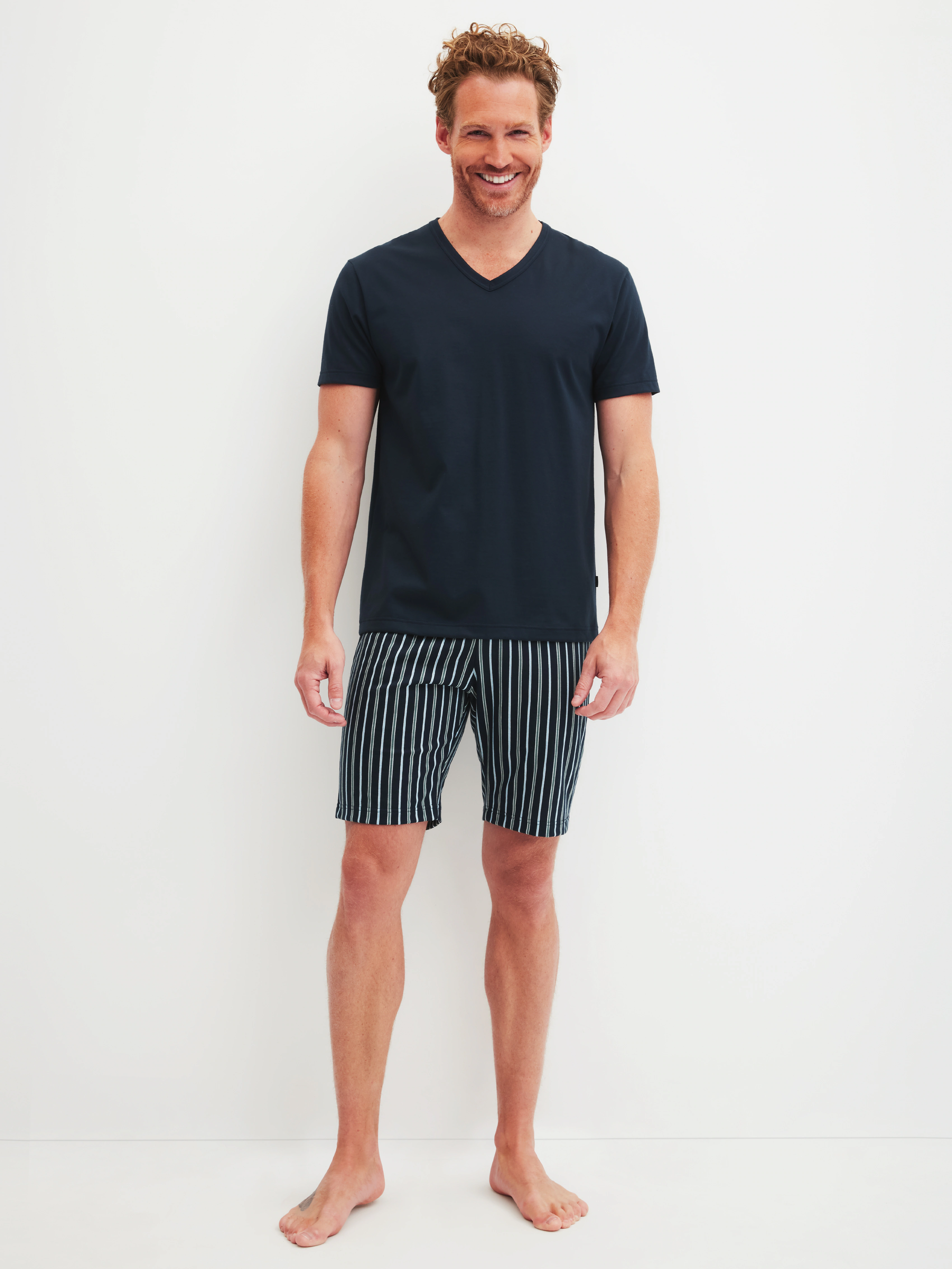CALIDA Shorty "Cotton Special", (2 tlg.), V-Ausschnitt, Kurzarm, Baumwolle günstig online kaufen