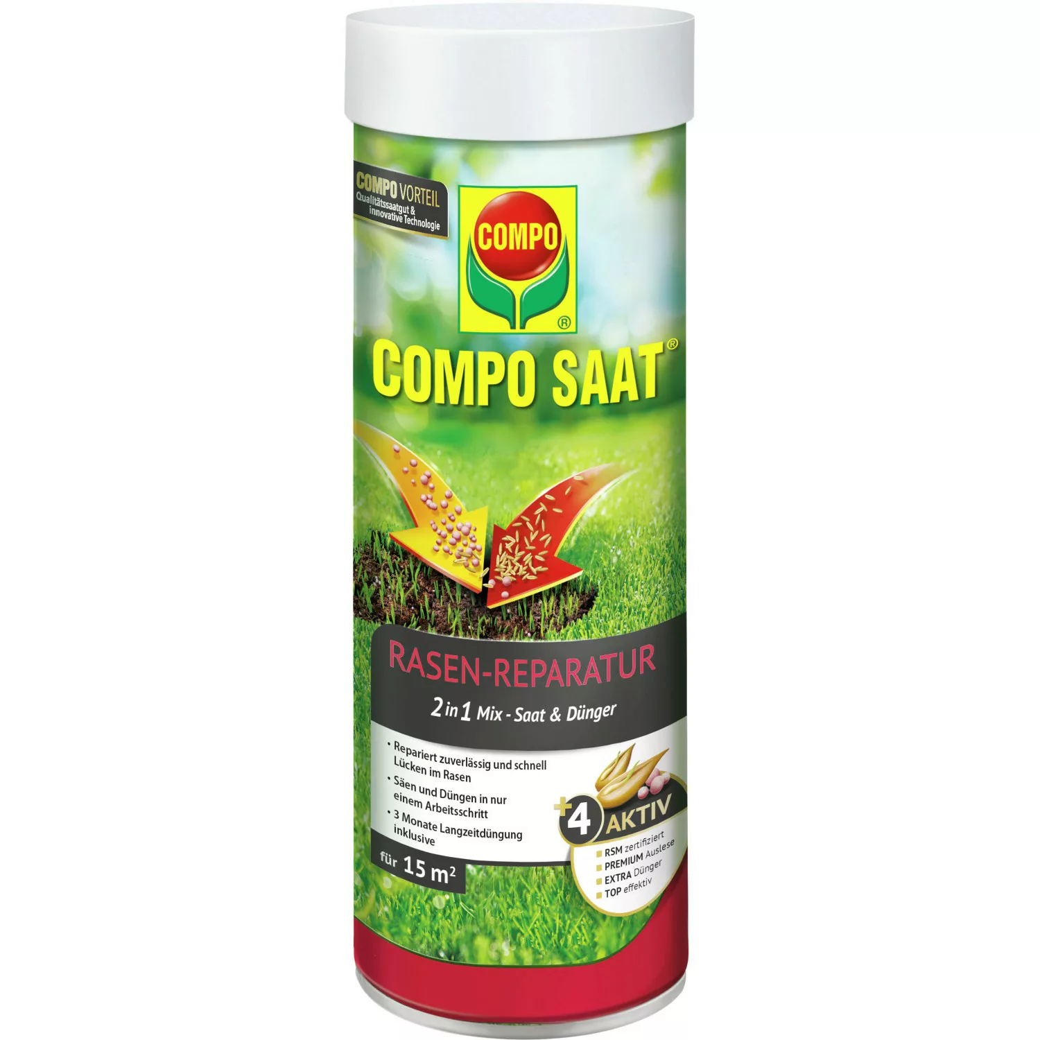 Compo Saat Rasen-Reparatur-Mix Samen und Dünger 360 g für 15 m² günstig online kaufen