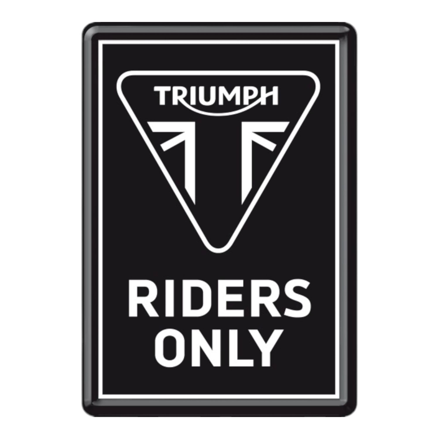 Nostalgic-Art Blechpostkarte - Triumph - Riders Only günstig online kaufen