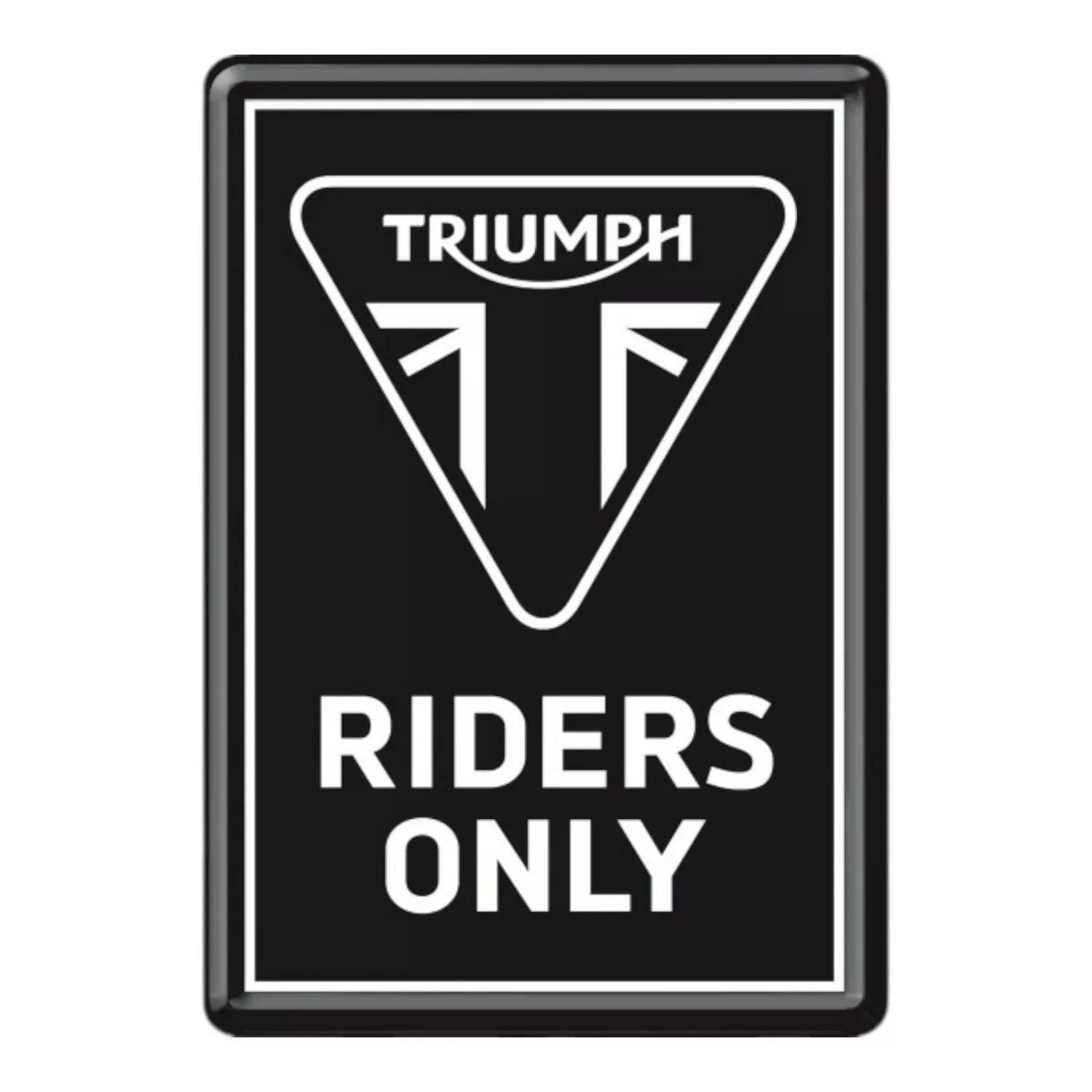 Nostalgic-Art Blechpostkarte - Triumph - Riders Only günstig online kaufen