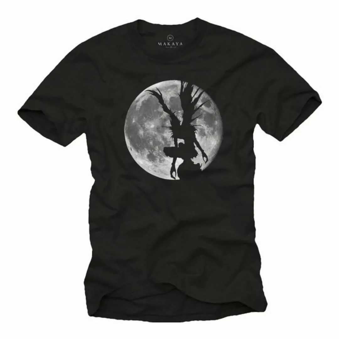 MAKAYA T-Shirt Shinigami Note Anime Comic Manga Death Print mit Druck, aus günstig online kaufen