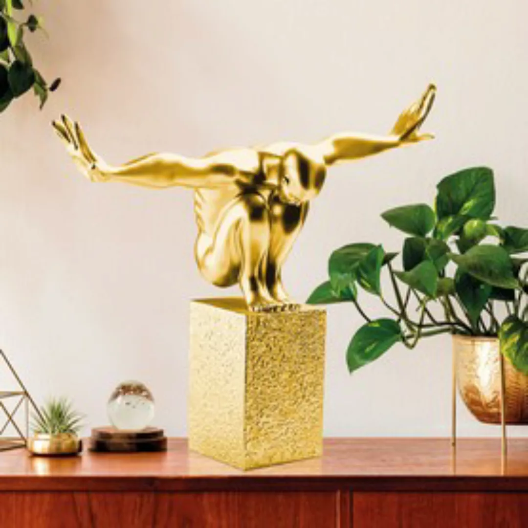 Skulptur 'Performance' gold günstig online kaufen
