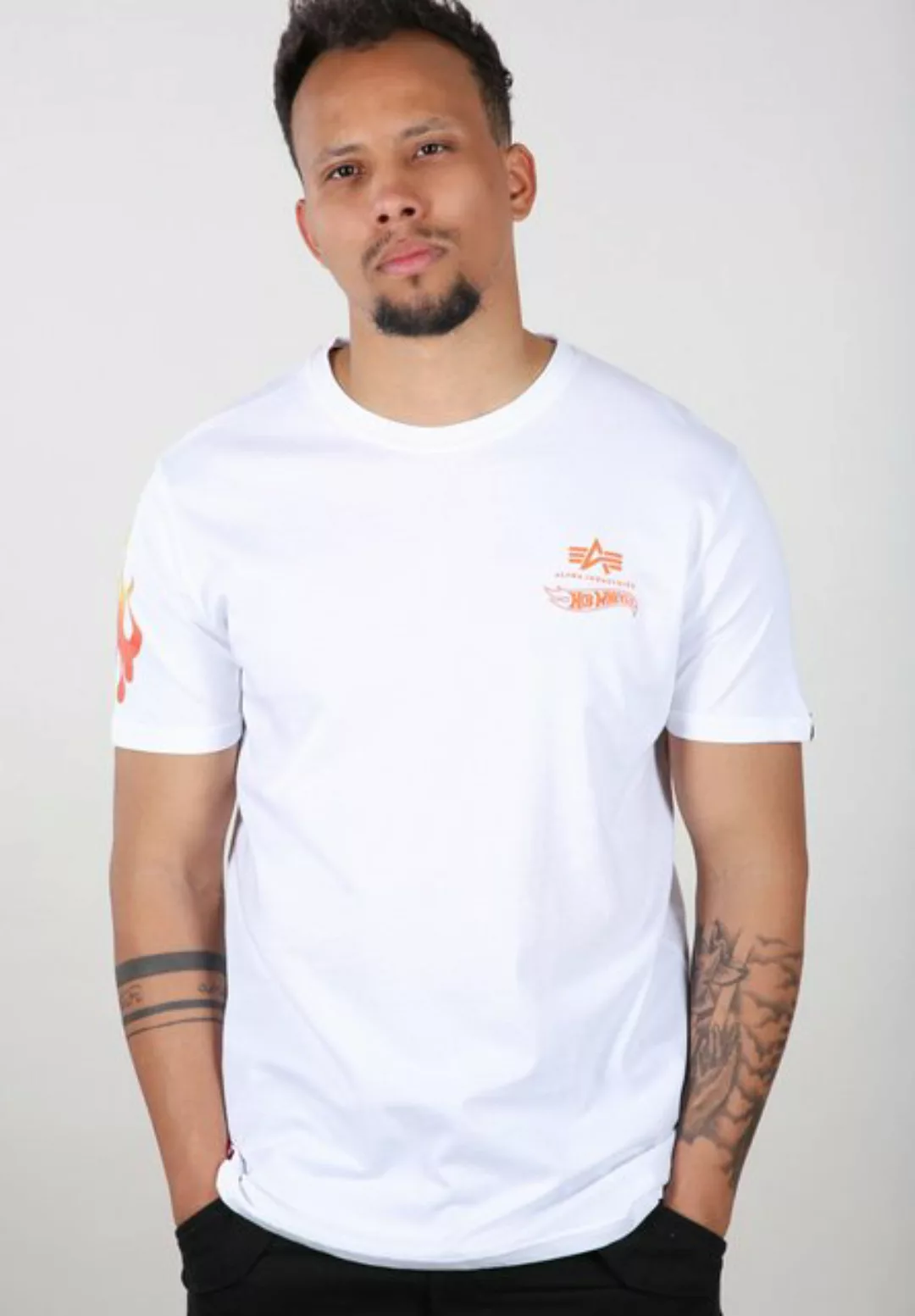 Alpha Industries T-Shirt Alpha Industries Men - T-Shirts Flame T-Shirt günstig online kaufen